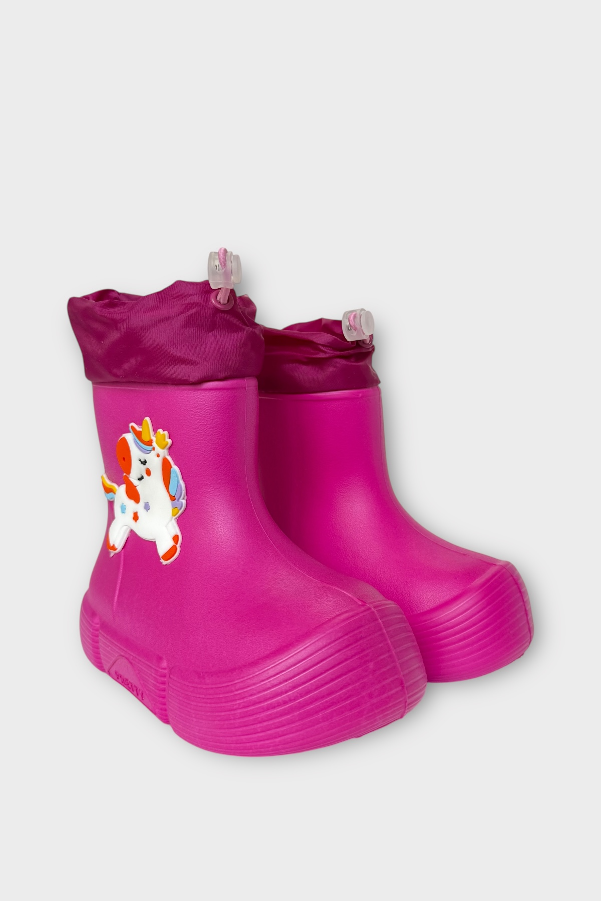 Khayt Khayt Pembe Fluffy Light Su Geçirmez Tüylü Sıcak Astar Çocuk Yağmur Botu Flo'da! Pembe - 4. görsel