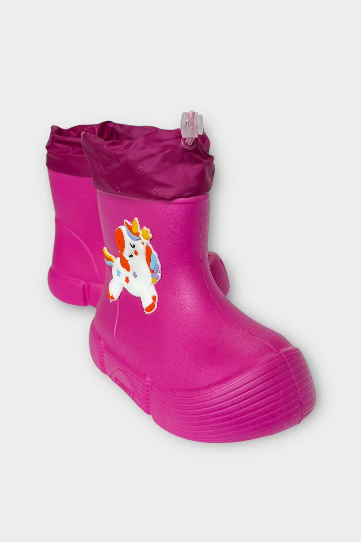 Khayt Khayt Pembe Fluffy Light Su Geçirmez Tüylü Sıcak Astar Çocuk Yağmur Botu Flo'da! Pembe - 6. görsel