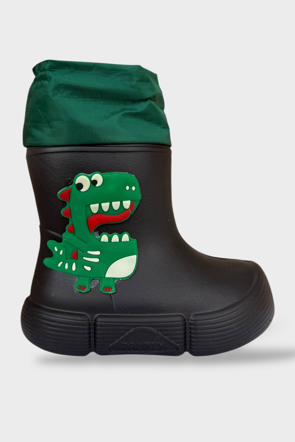 Khayt Khayt Siyah Fluffy Light Su Geçirmez Tüylü Sıcak Astar Çocuk Yağmur Botu Flo'da! Siyah - 2. görsel