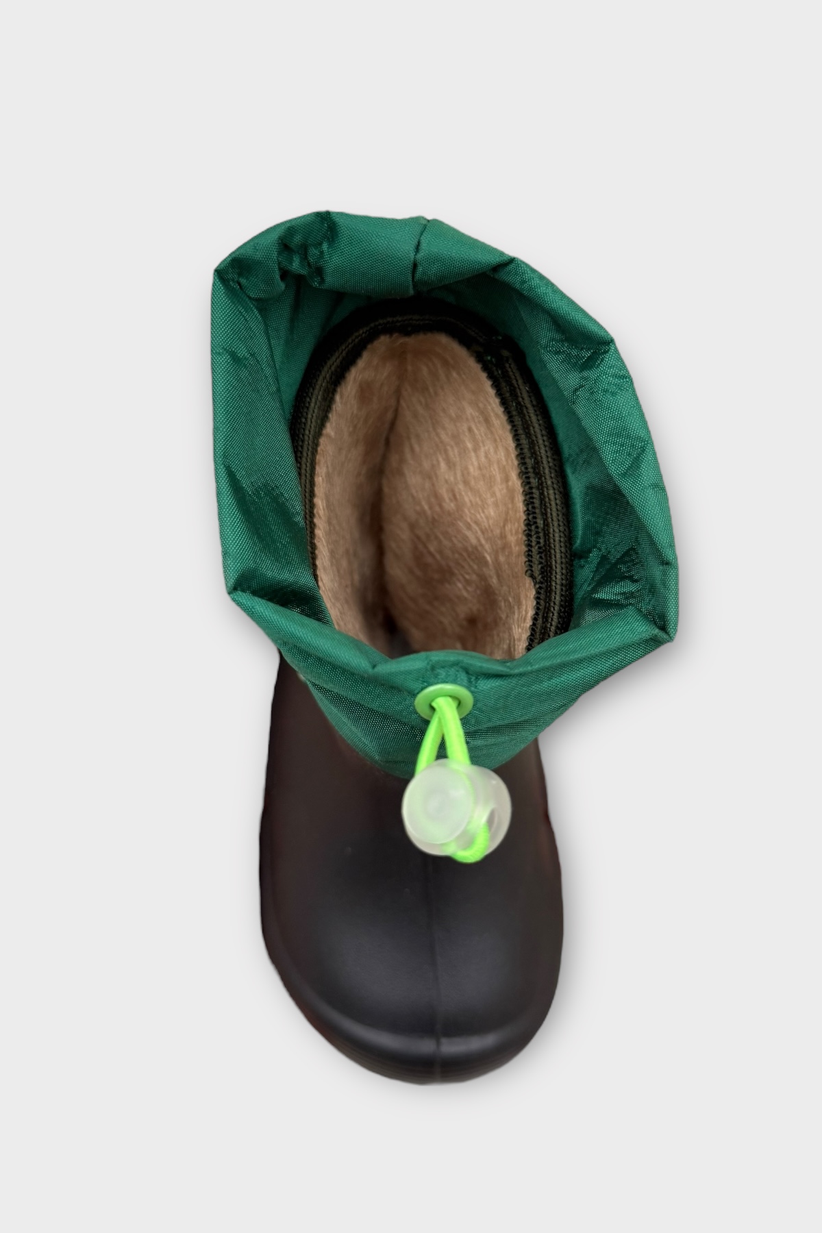 Khayt Khayt Siyah Fluffy Light Su Geçirmez Tüylü Sıcak Astar Çocuk Yağmur Botu Flo'da! Siyah - 8. görsel