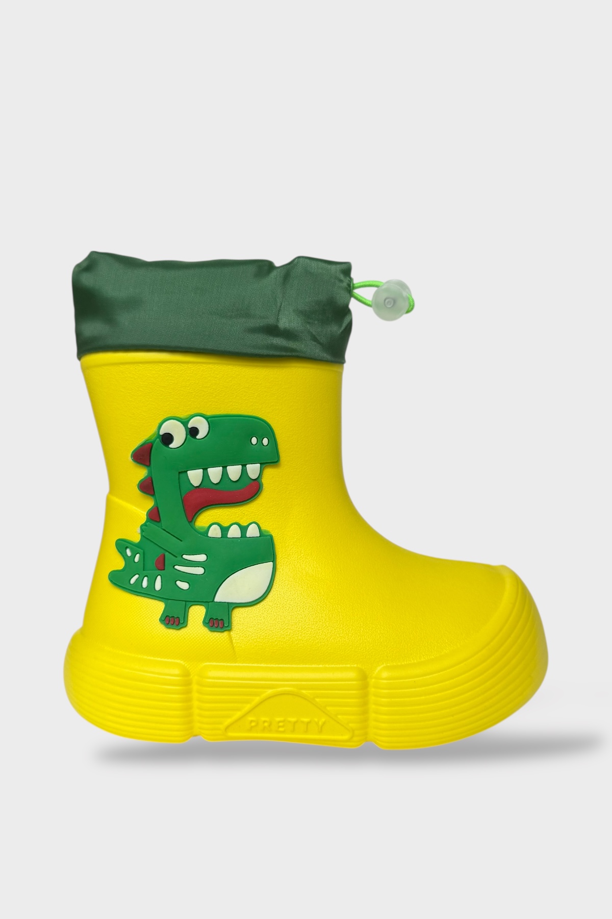 Khayt Khayt Sarı Fluffy Light Su Geçirmez Tüylü Sıcak Astar Çocuk Yağmur Botu Flo'da! Sarı - 2. görsel