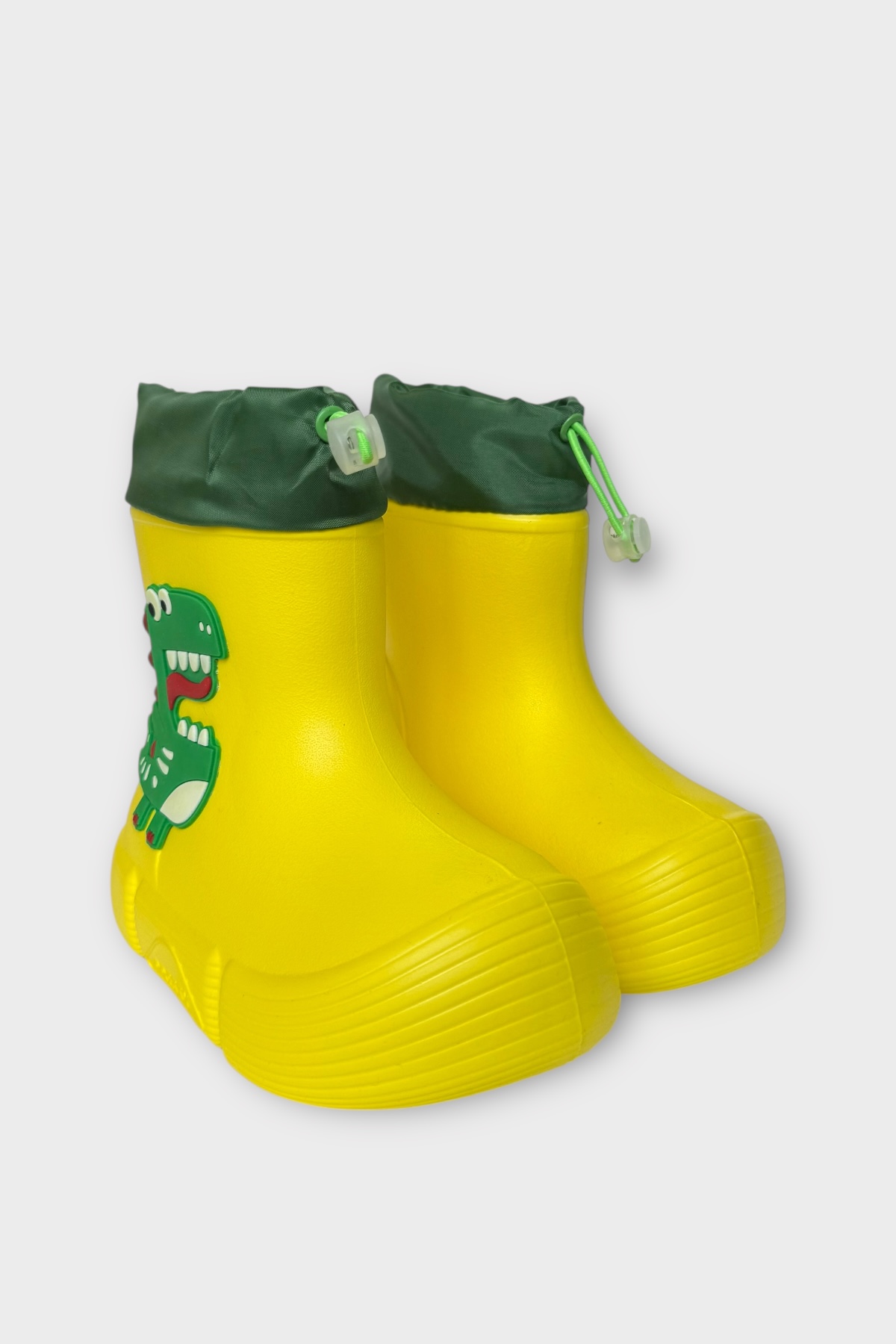 Khayt Khayt Sarı Fluffy Light Su Geçirmez Tüylü Sıcak Astar Çocuk Yağmur Botu Flo'da! Sarı - 4. görsel