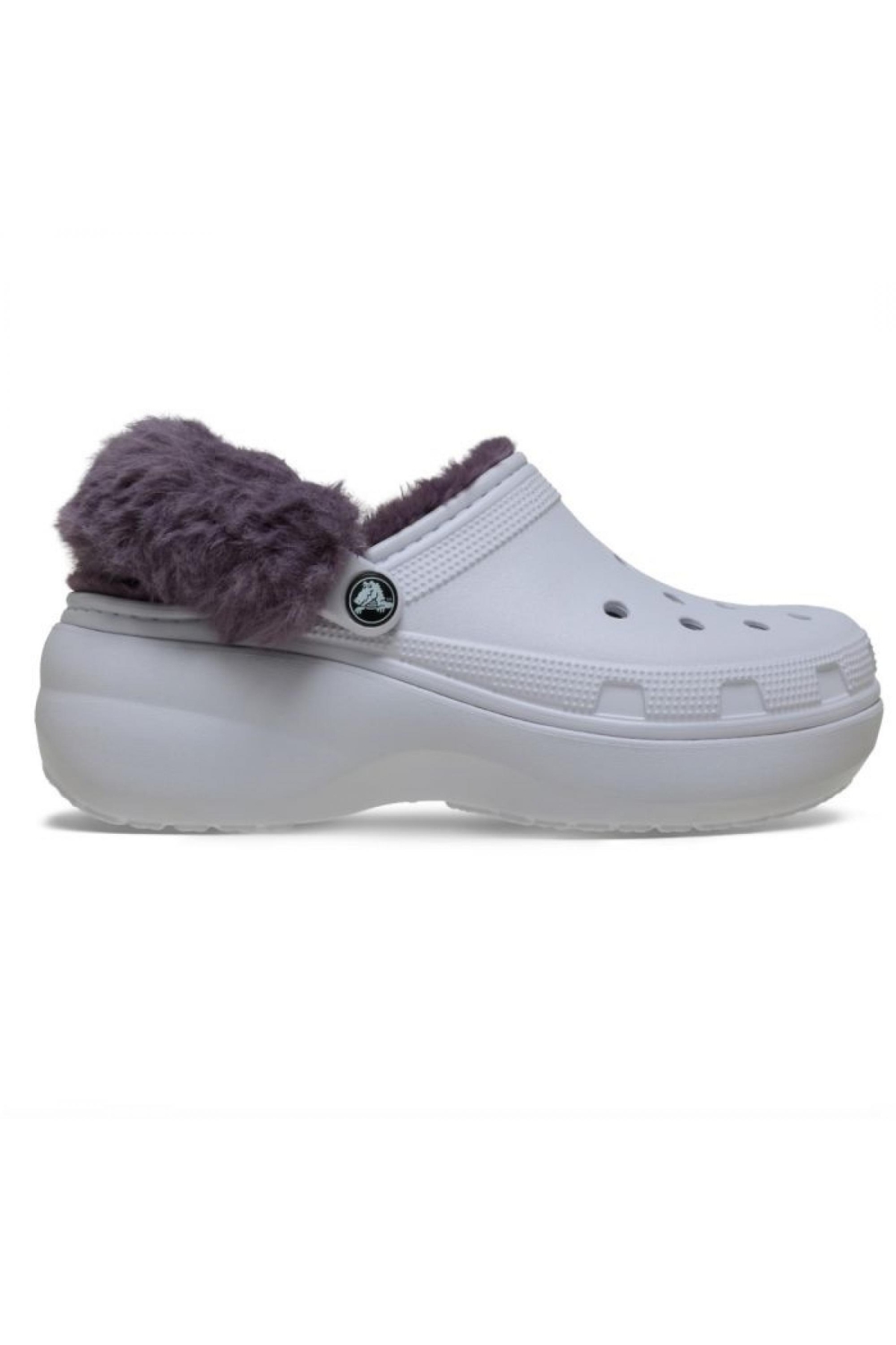 Crocs Crocs Mor 212854 Classic Platform Fuzz Lined Clog Lila Kadın Terlik Flo'da! Mor - 3. görsel