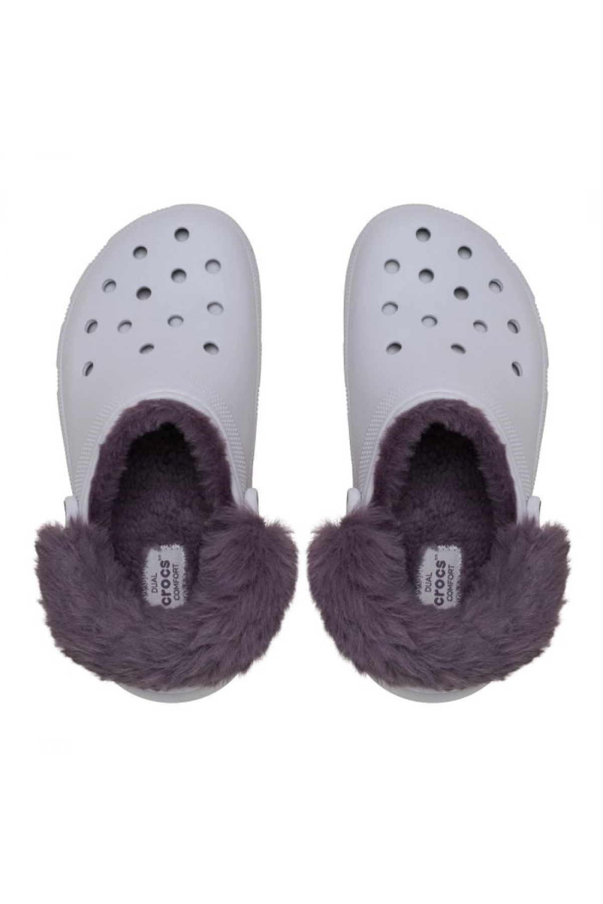 Crocs Crocs Mor 212854 Classic Platform Fuzz Lined Clog Lila Kadın Terlik Flo'da! Mor - 4. görsel