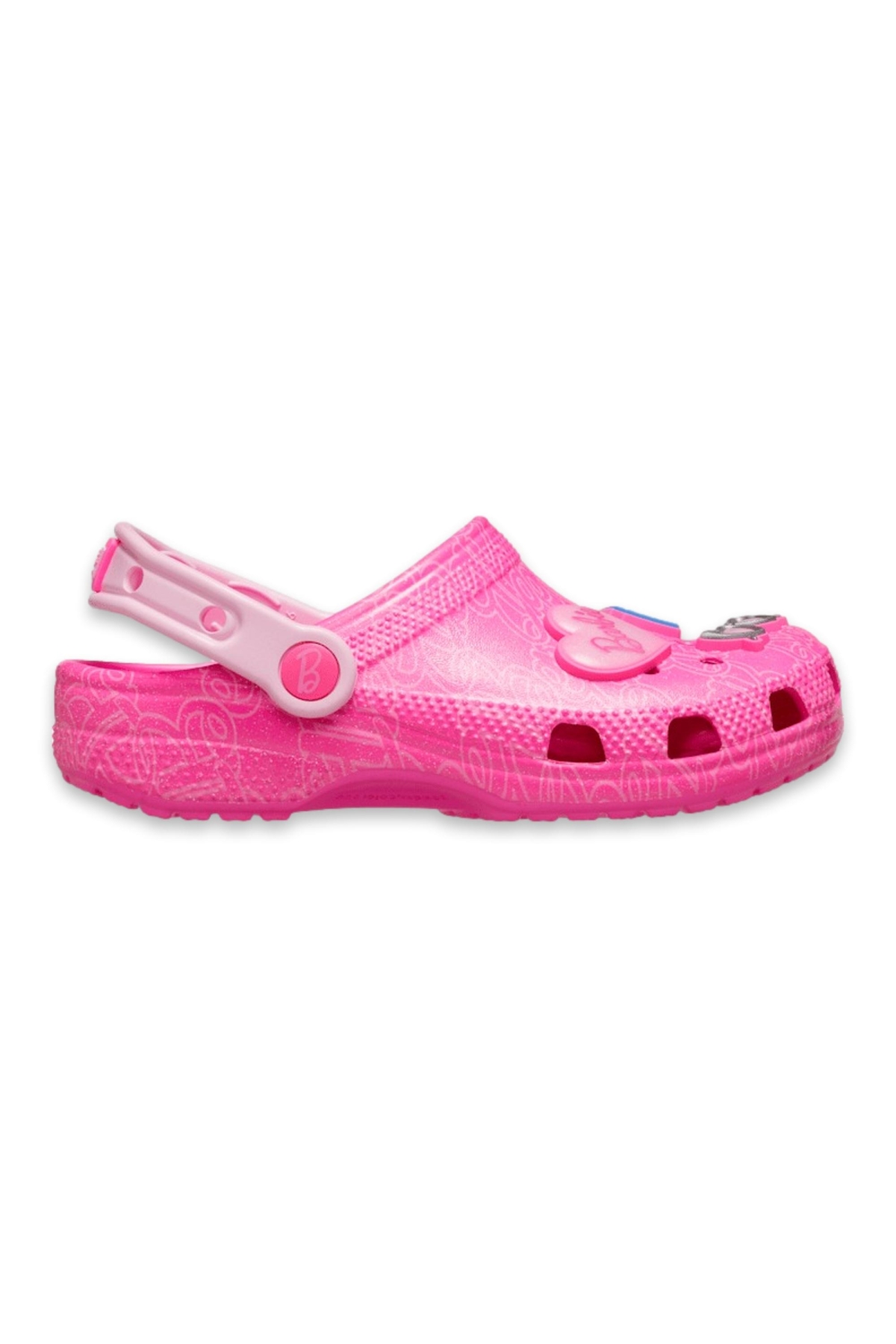 Crocs Crocs 211406 Mattel Pink Barbie Cls Clg K Pembe Çocuk Terlik Flo'da! Pembe - 3. görsel