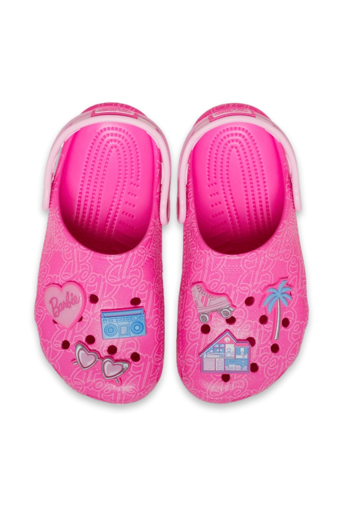 Crocs Crocs 211406 Mattel Pink Barbie Cls Clg K Pembe Çocuk Terlik Flo'da! Pembe - 4. görsel