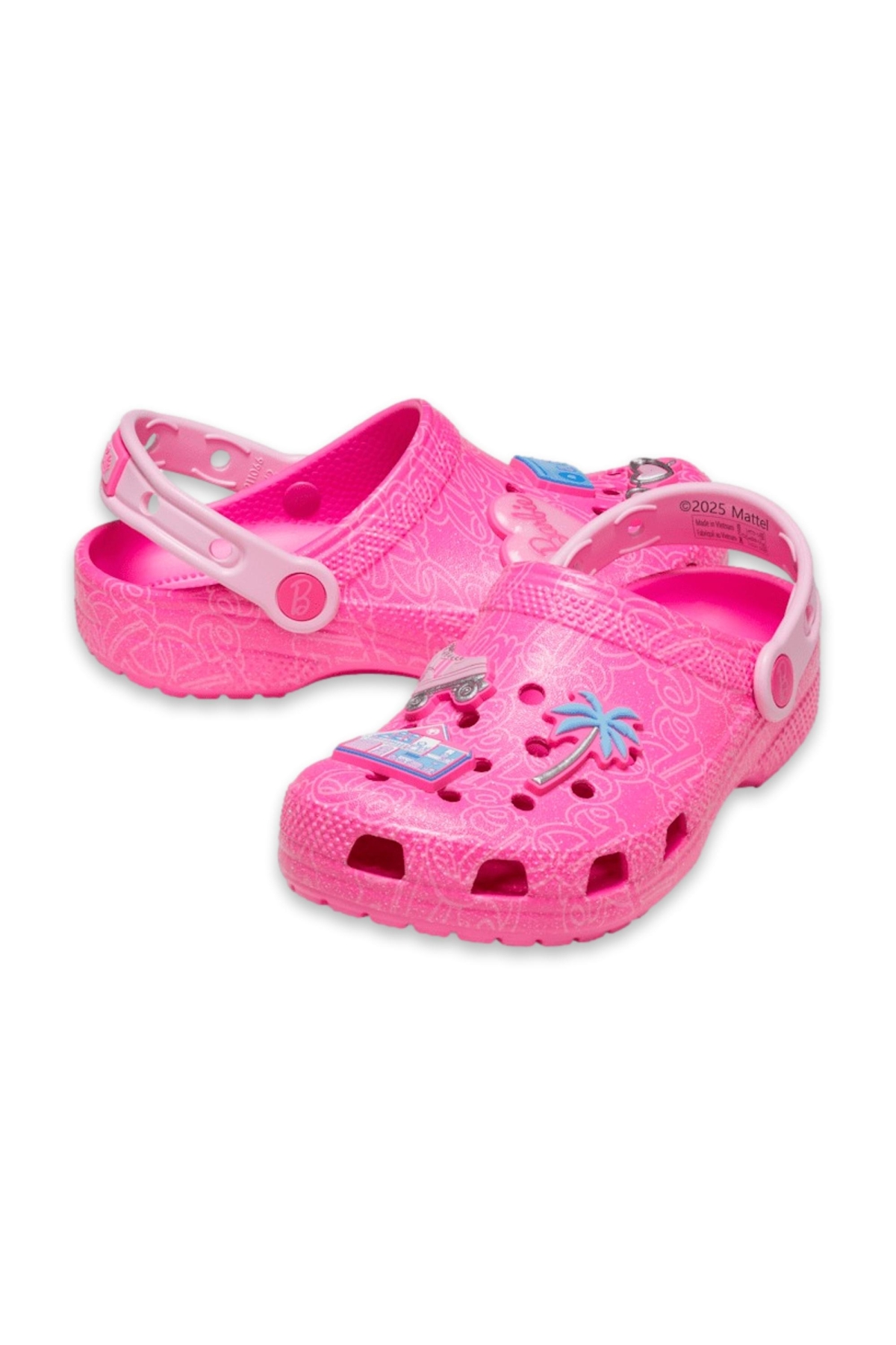 Crocs Crocs 211406 Mattel Pink Barbie Cls Clg K Pembe Çocuk Terlik Flo'da! Pembe - 5. görsel