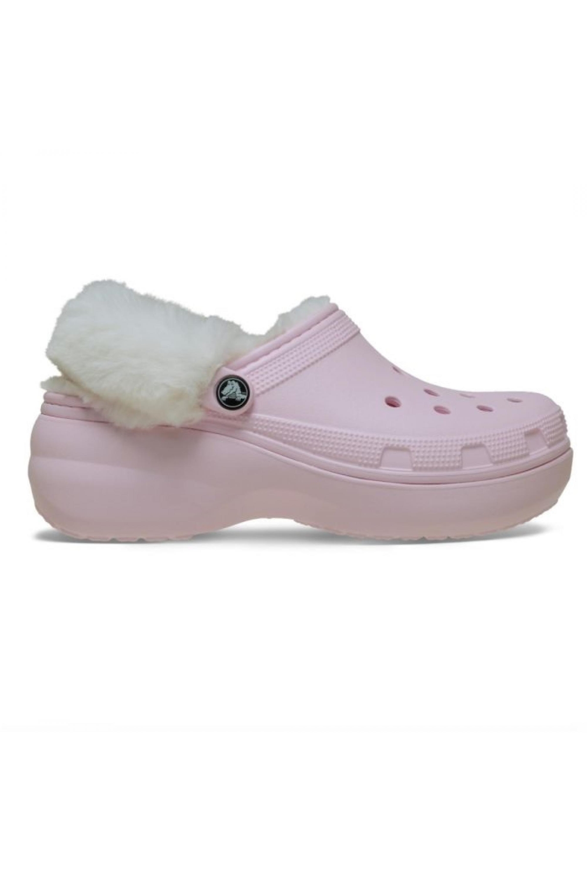 Crocs Crocs 212854 Classic Platform Fuzz Lined Clog Pembe Kadın Terlik Flo'da! Pembe - 3. görsel