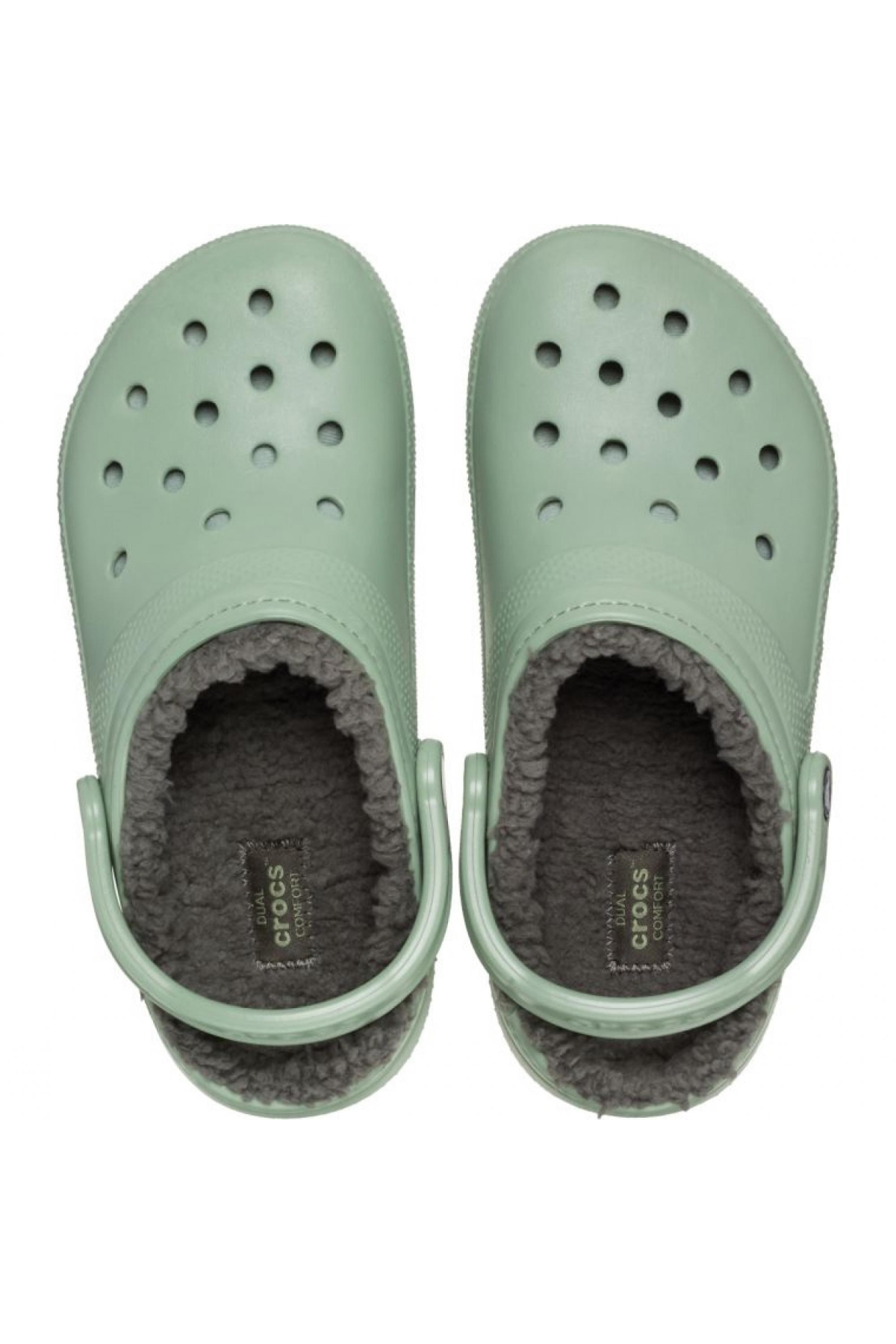 Crocs Crocs 203591Z Classic Lined Clog Yeşil Kadın Terlik Flo'da! Yeşil - 4. görsel
