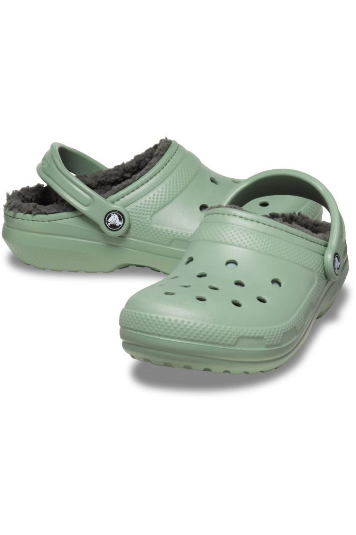 Crocs Crocs 203591Z Classic Lined Clog Yeşil Kadın Terlik Flo'da! Yeşil - 5. görsel