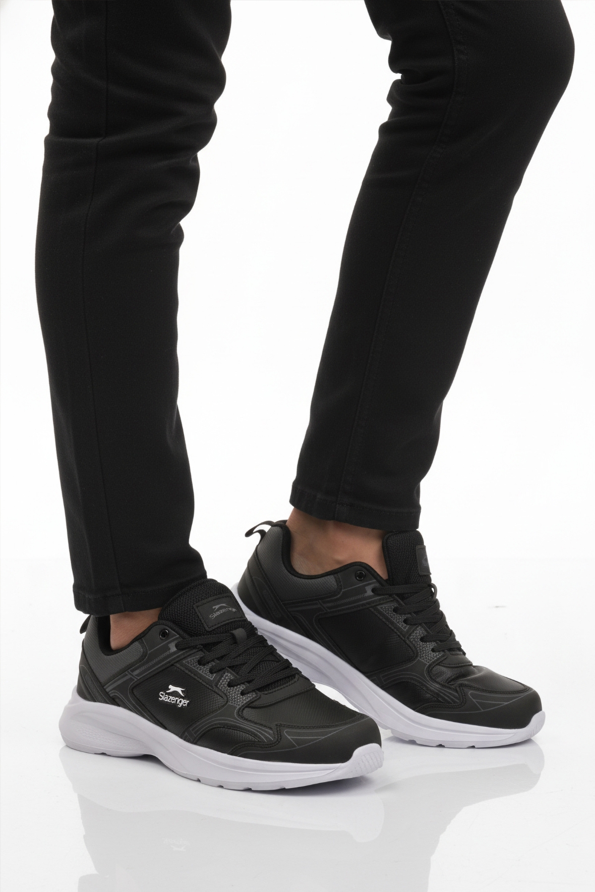 Slazenger Slazenger Gima M Siyah-Beyaz Erkek Spor Ayakkabı Flo'da! Siyah - 4. görsel