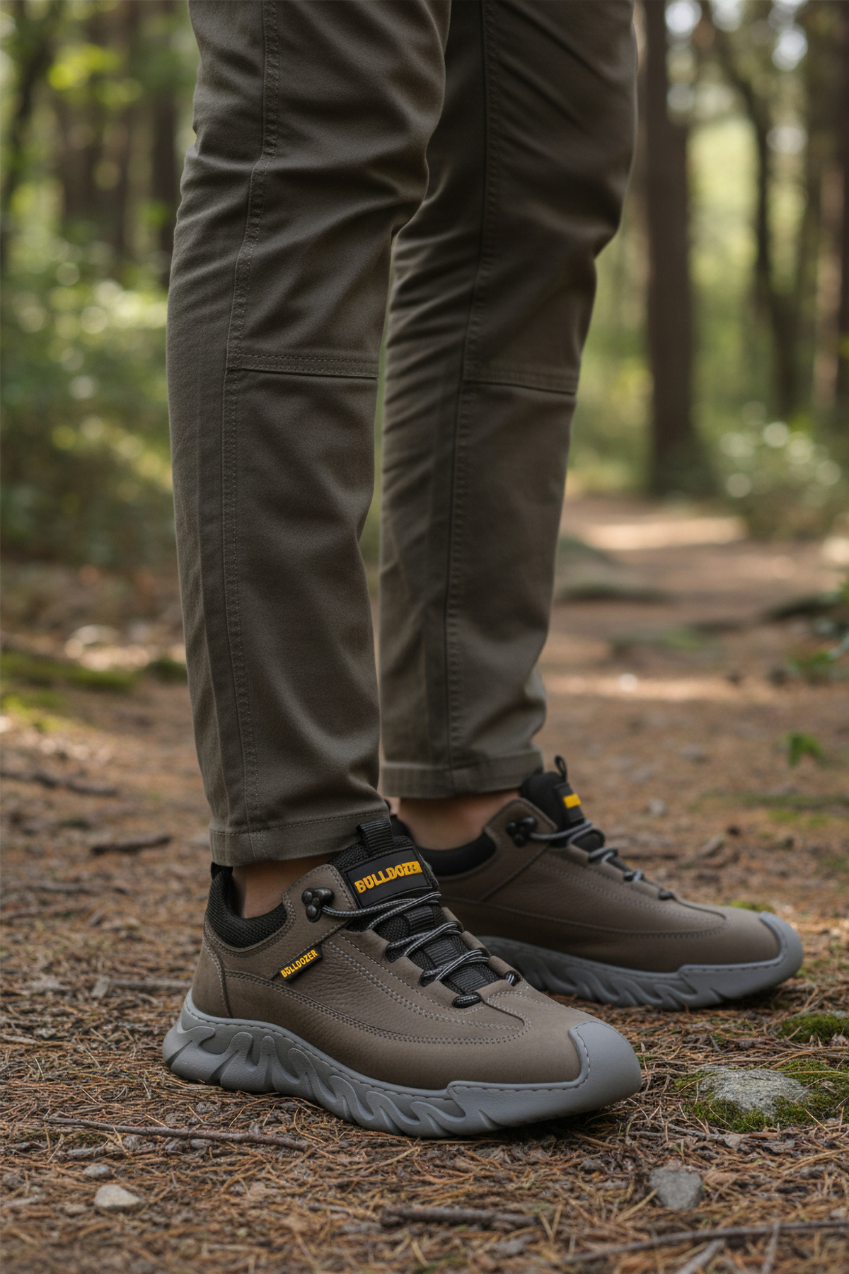 Bulldozer Bulldozer 240003 M Gri Nubuk Erkek Günlük Ayakkabı Flo'da! Gri - 2. görsel