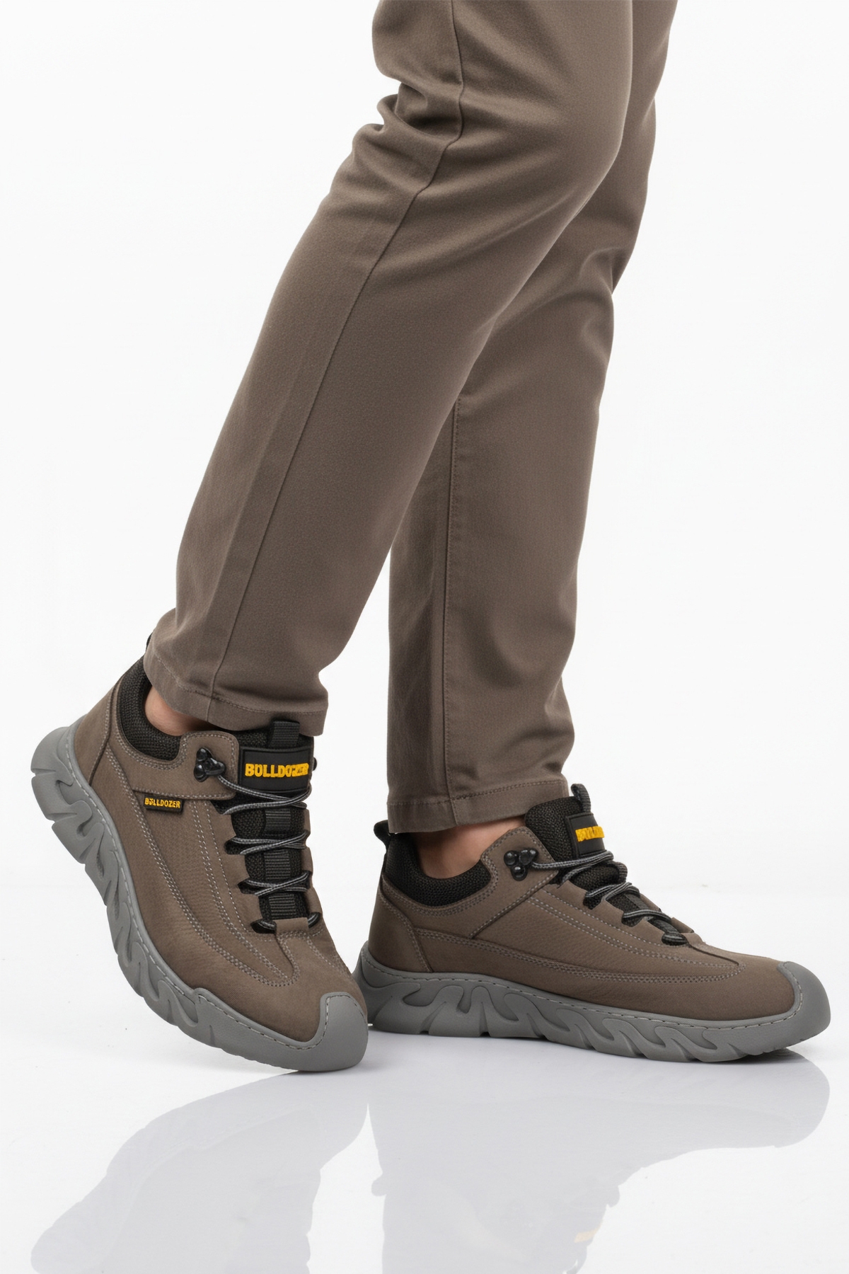 Bulldozer Bulldozer 240003 M Gri Nubuk Erkek Günlük Ayakkabı Flo'da! Gri - 3. görsel