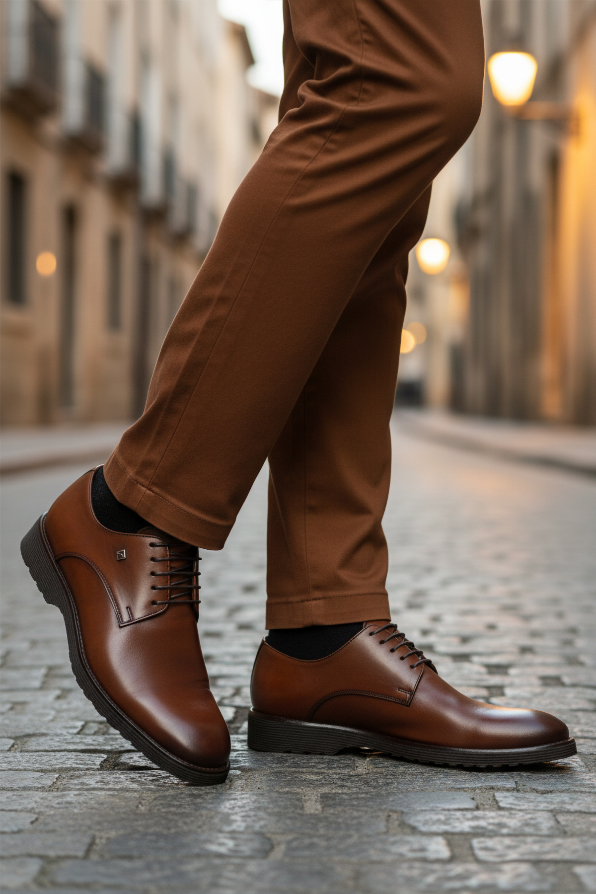 Fosco Fosco 2798 Hakiki Deri Taba Erkek Klasik Ayakkabı Flo'da! Taba - 2. görsel