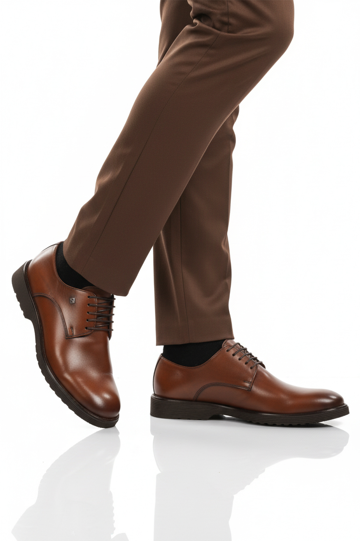 Fosco Fosco 2798 Hakiki Deri Taba Erkek Klasik Ayakkabı Flo'da! Taba - 3. görsel