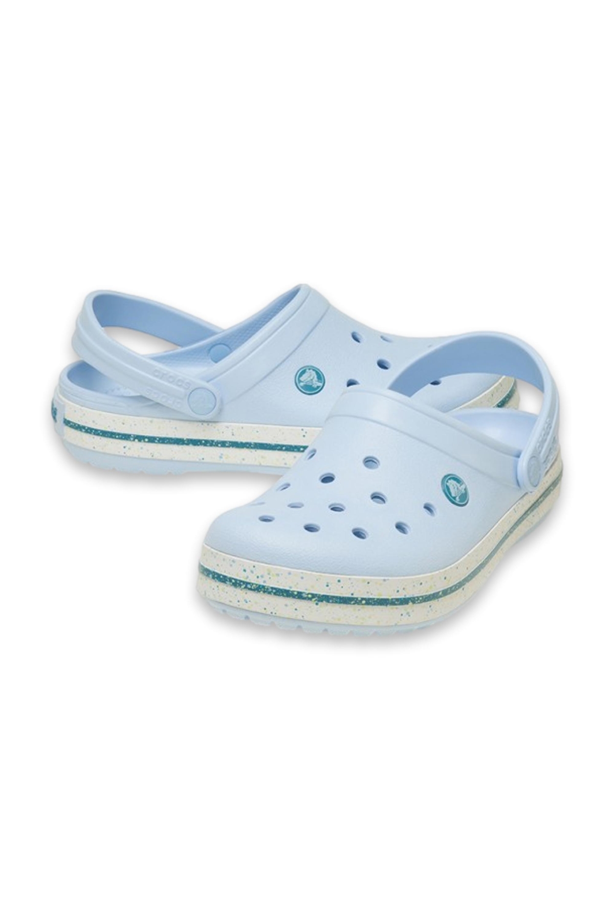 Crocs Crocs 211621 Crocband Speckled Band Clog Açık Mavi Kadın Terlik Flo'da! Mavi - 5. görsel