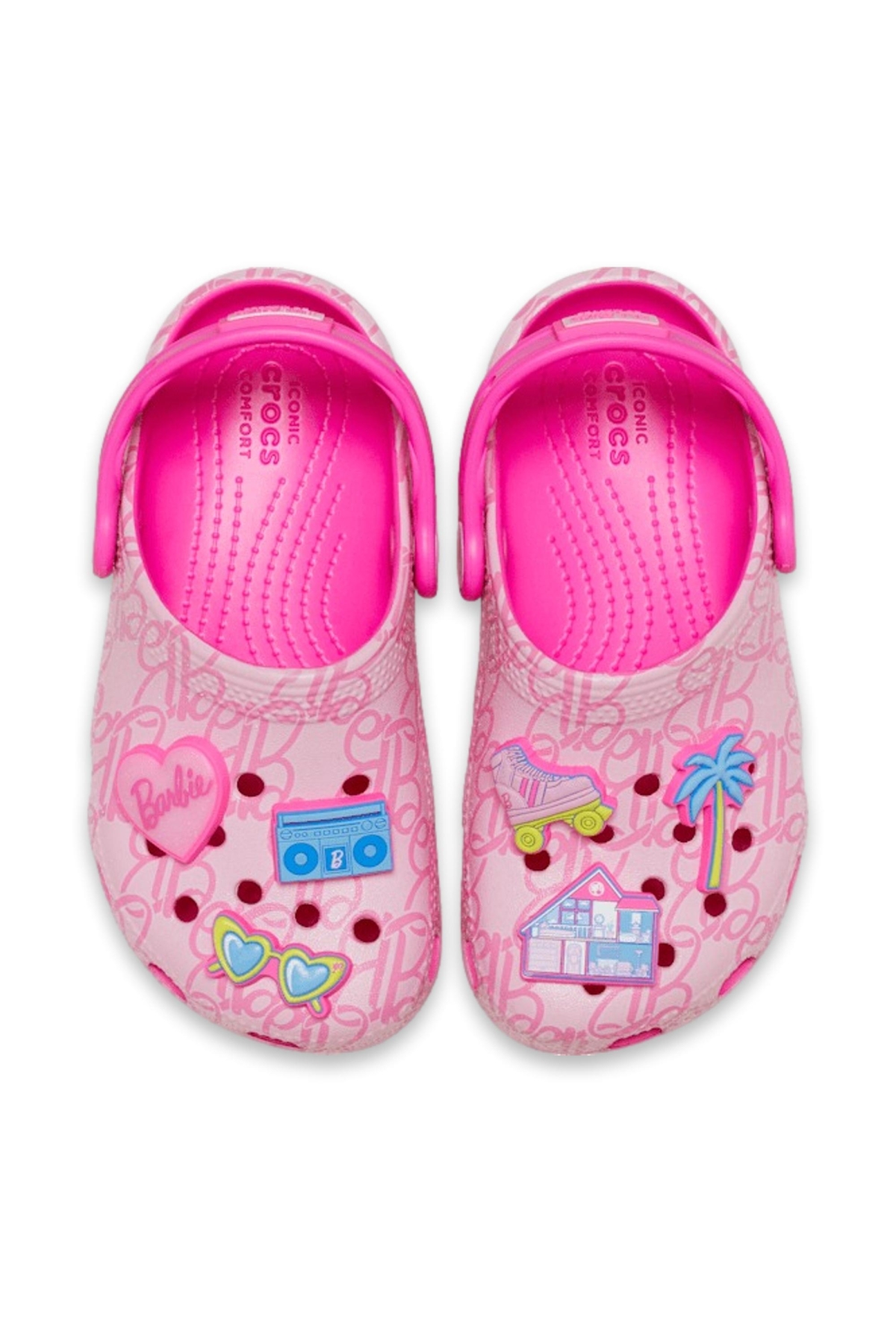 Crocs Crocs 211407 Mattel Pink Barbie Cls Clg T Pembe Çocuk Terlik Flo'da! Pembe - 4. görsel