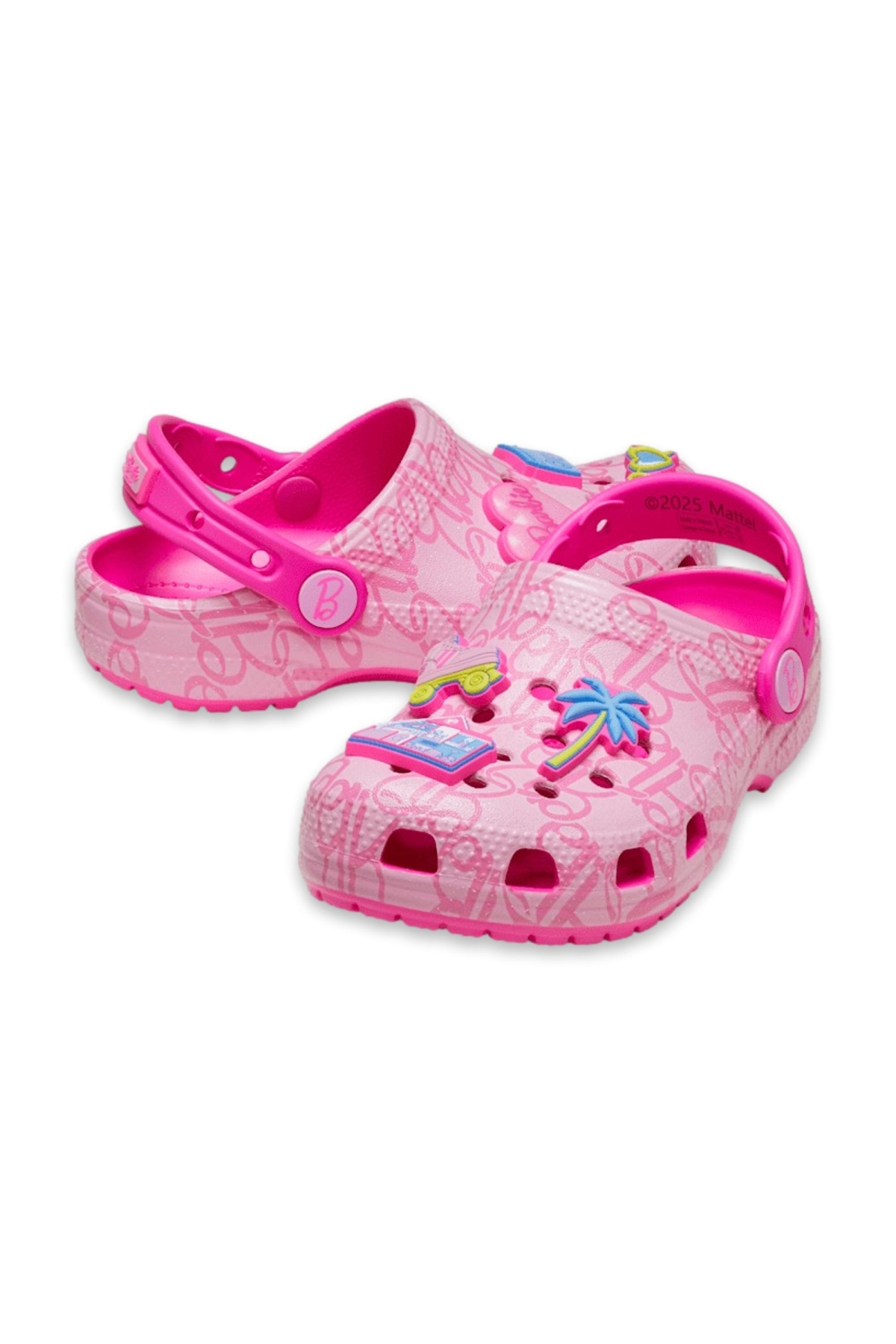 Crocs Crocs 211407 Mattel Pink Barbie Cls Clg T Pembe Çocuk Terlik Flo'da! Pembe - 5. görsel