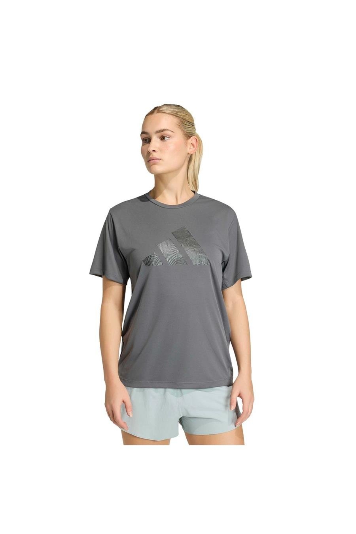 Kadın Gri T-shirt Run Ess BL T W JZ6824 Fiyatları | Flo