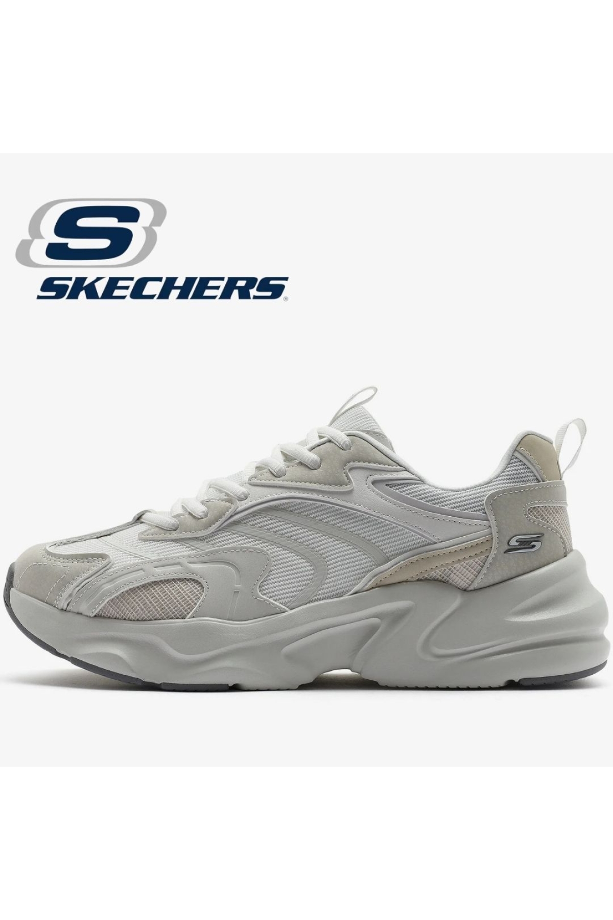 Skechers Skechers Beyaz Bobs Bamina 2 118326 Erkek Spor Ayakkabı Flo'da! Beyaz - 5. görsel