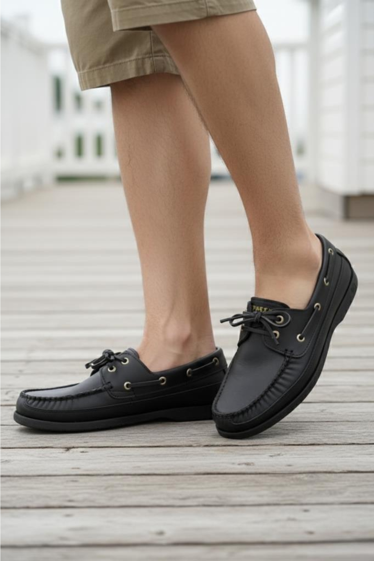 Coşkun Coşkun Siyah Unisex Hakiki Deri Günlük Loafer Navigator Ayakkabı Flo'da! Siyah - 4. görsel