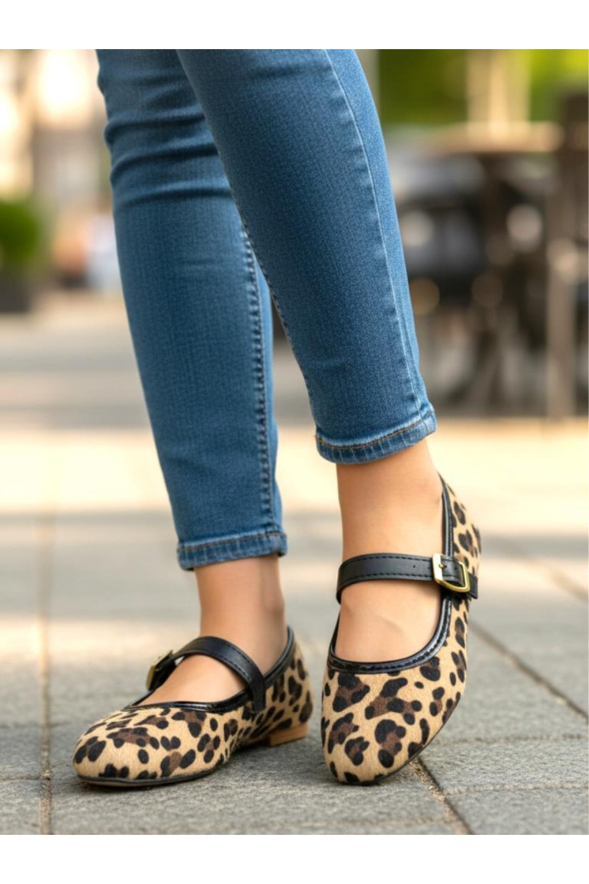 Ellaboni Kahverengi Ellaboni Mary Jane Kadın Siyah Tiftikli Keten Babet Rahat Ev Ayakkabısı