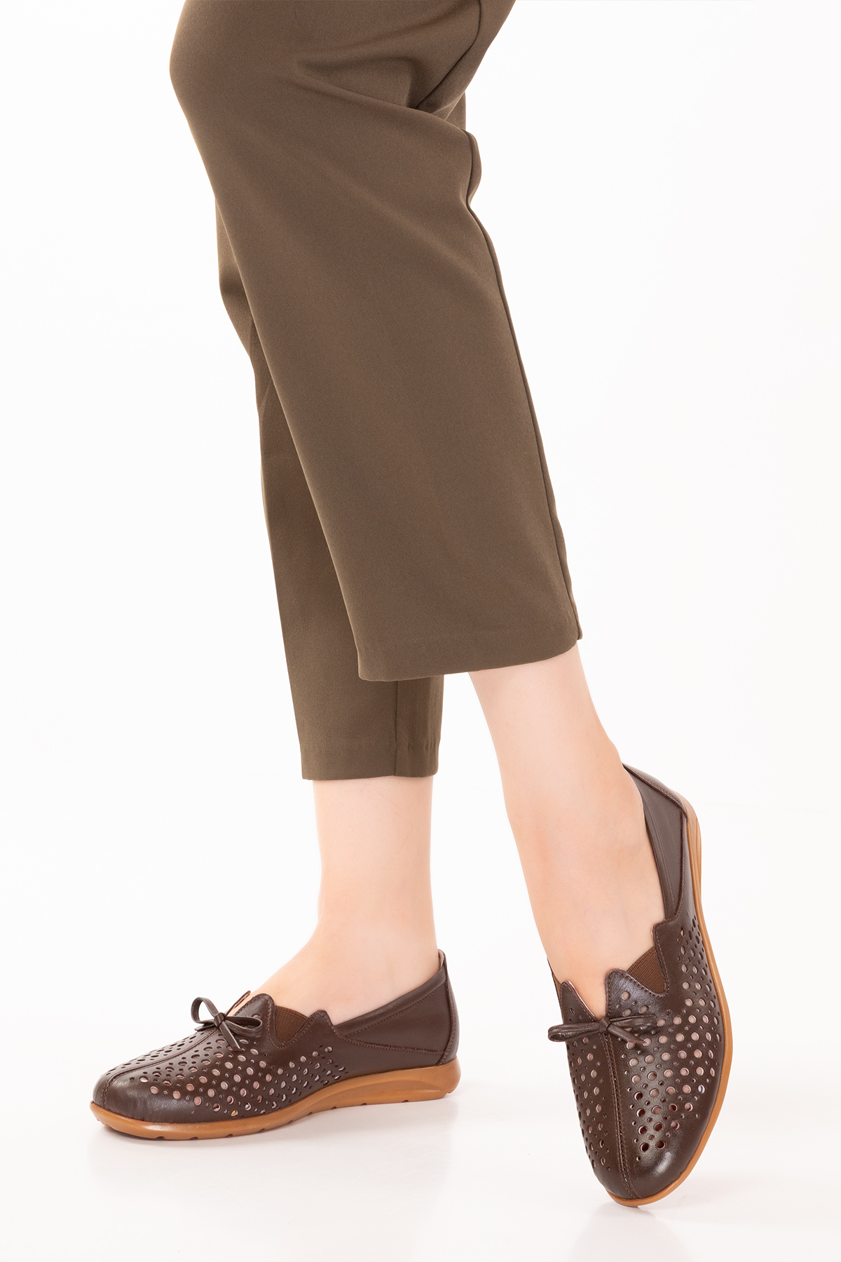 Gondol Kundura Taba Gondol Kundura Gondol Hakiki Deri Ortopedik Taban Günlük Ayakkabı esfa.2605