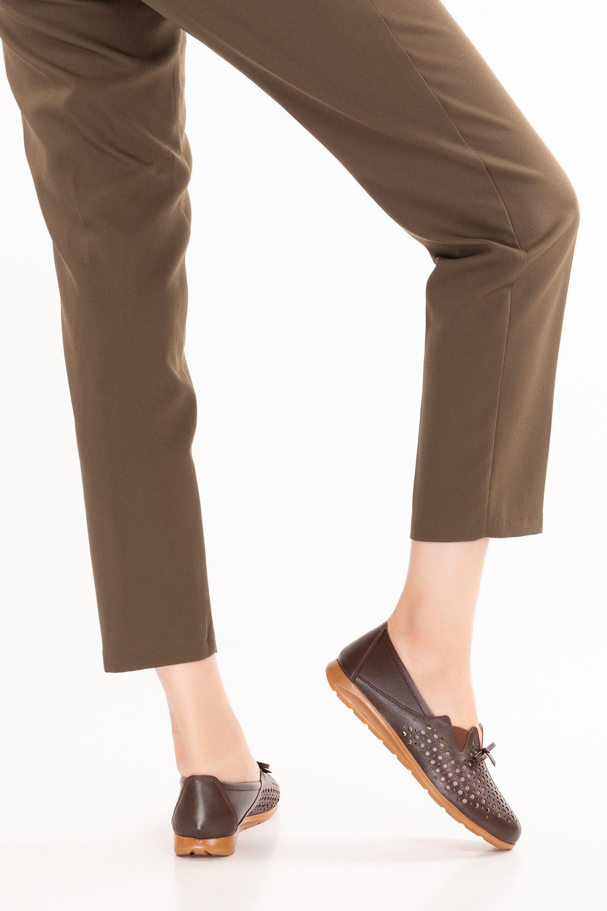 Gondol Kundura Taba Gondol Kundura Gondol Hakiki Deri Ortopedik Taban Günlük Ayakkabı esfa.2605