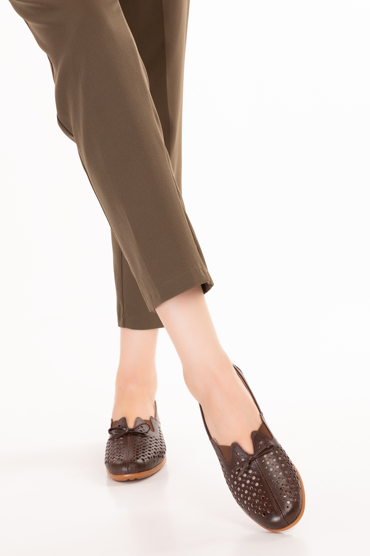 Gondol Kundura Taba Gondol Kundura Gondol Hakiki Deri Ortopedik Taban Günlük Ayakkabı esfa.2605