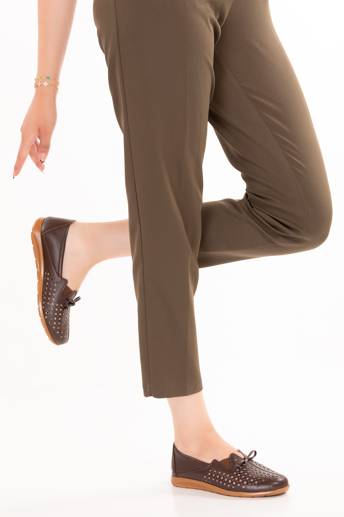 Gondol Kundura Taba Gondol Kundura Gondol Hakiki Deri Ortopedik Taban Günlük Ayakkabı esfa.2605