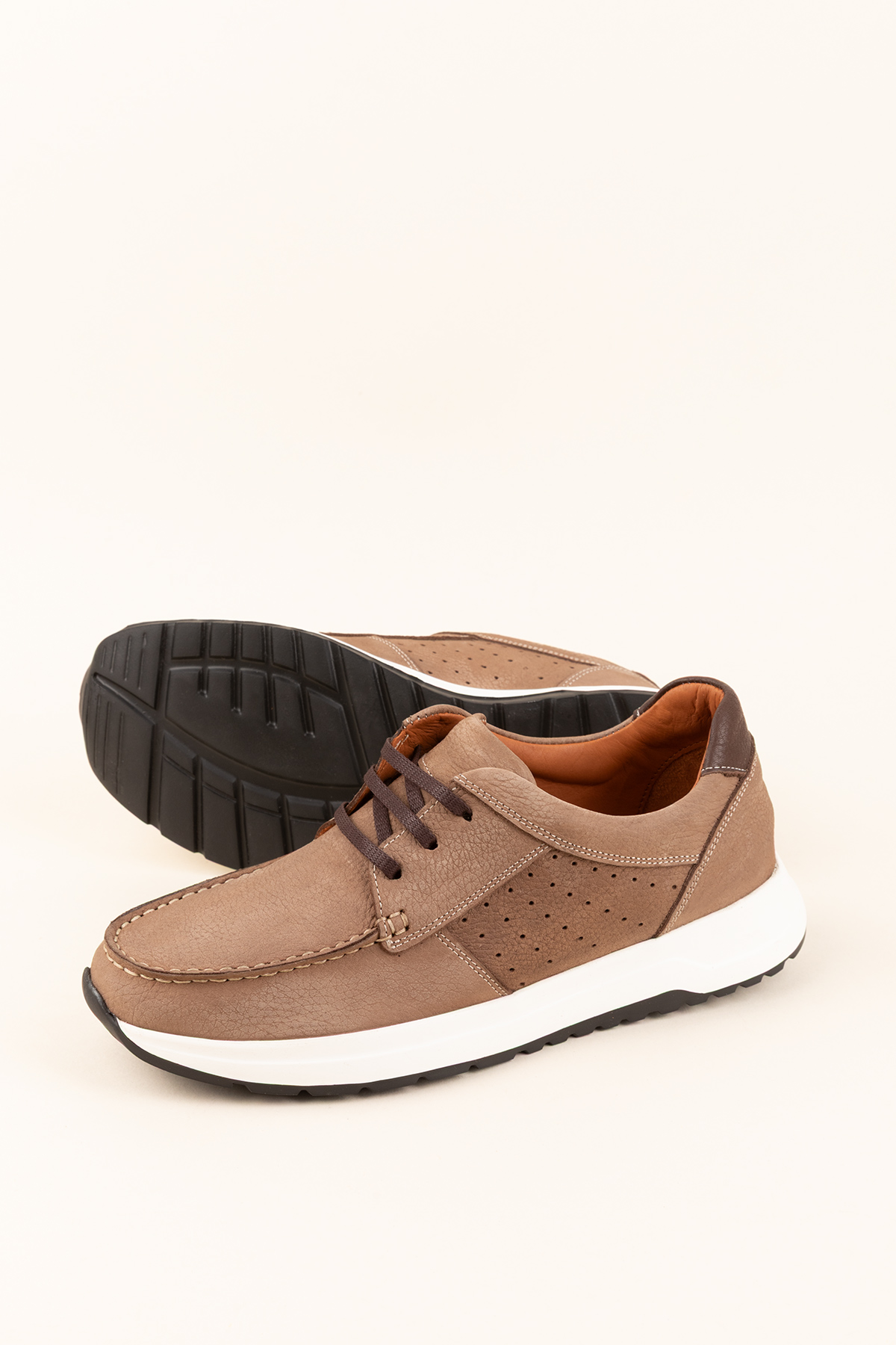 Gondol Kundura Siyah Gondol Kundura Gondol İçi Dışı Hakiki Deri Günlük Rahat Hafif Ayakkabı src.455