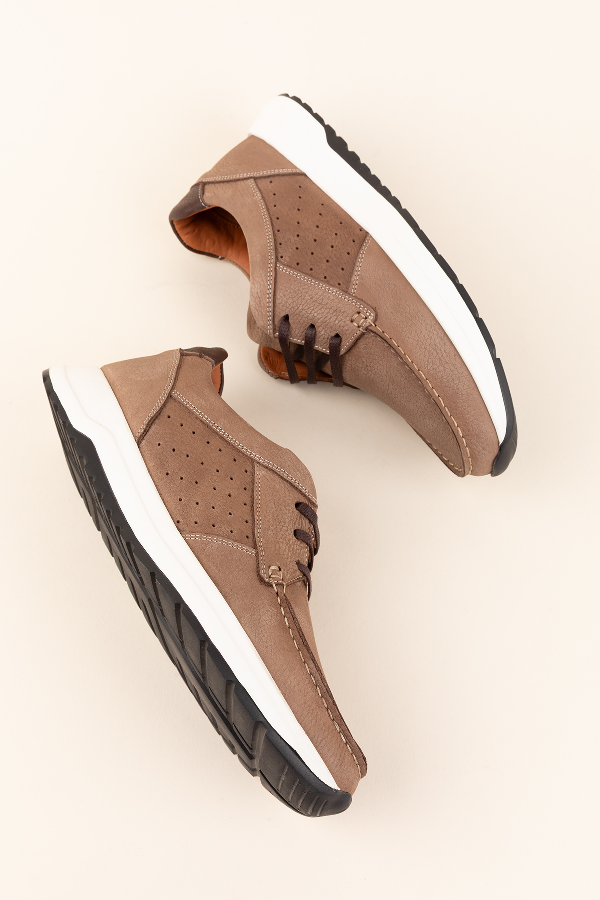 Gondol Kundura Siyah Gondol Kundura Gondol İçi Dışı Hakiki Deri Günlük Rahat Hafif Ayakkabı src.455