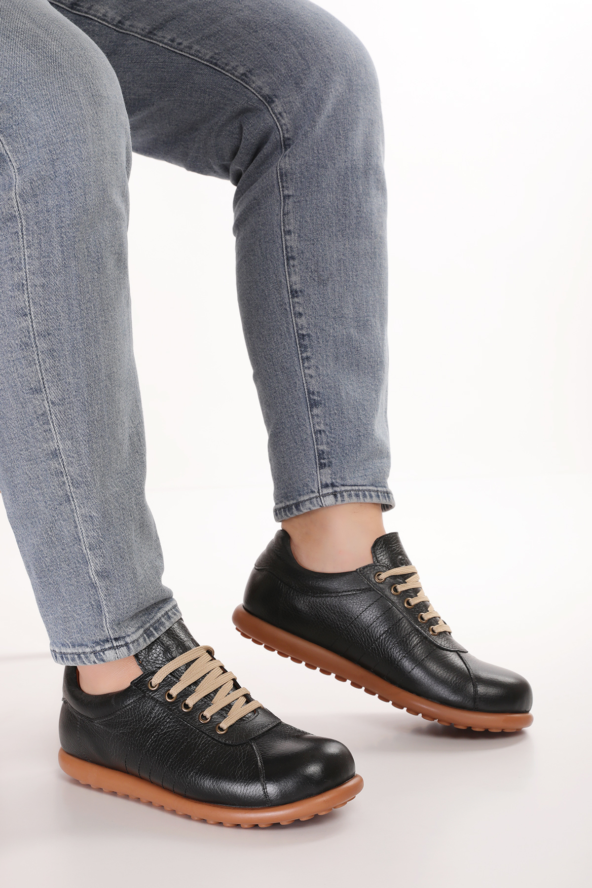 Gondol Kundura Lacivert Gondol Kundura Gondol İçi Dışı Hakiki Deri Günlük Rahat Casual Ayakkabı Pelotaz