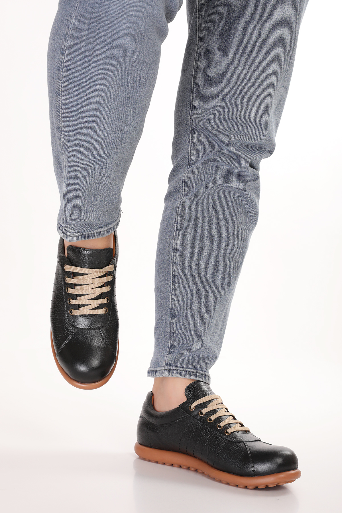 Gondol Kundura Lacivert Gondol Kundura Gondol İçi Dışı Hakiki Deri Günlük Rahat Casual Ayakkabı Pelotaz