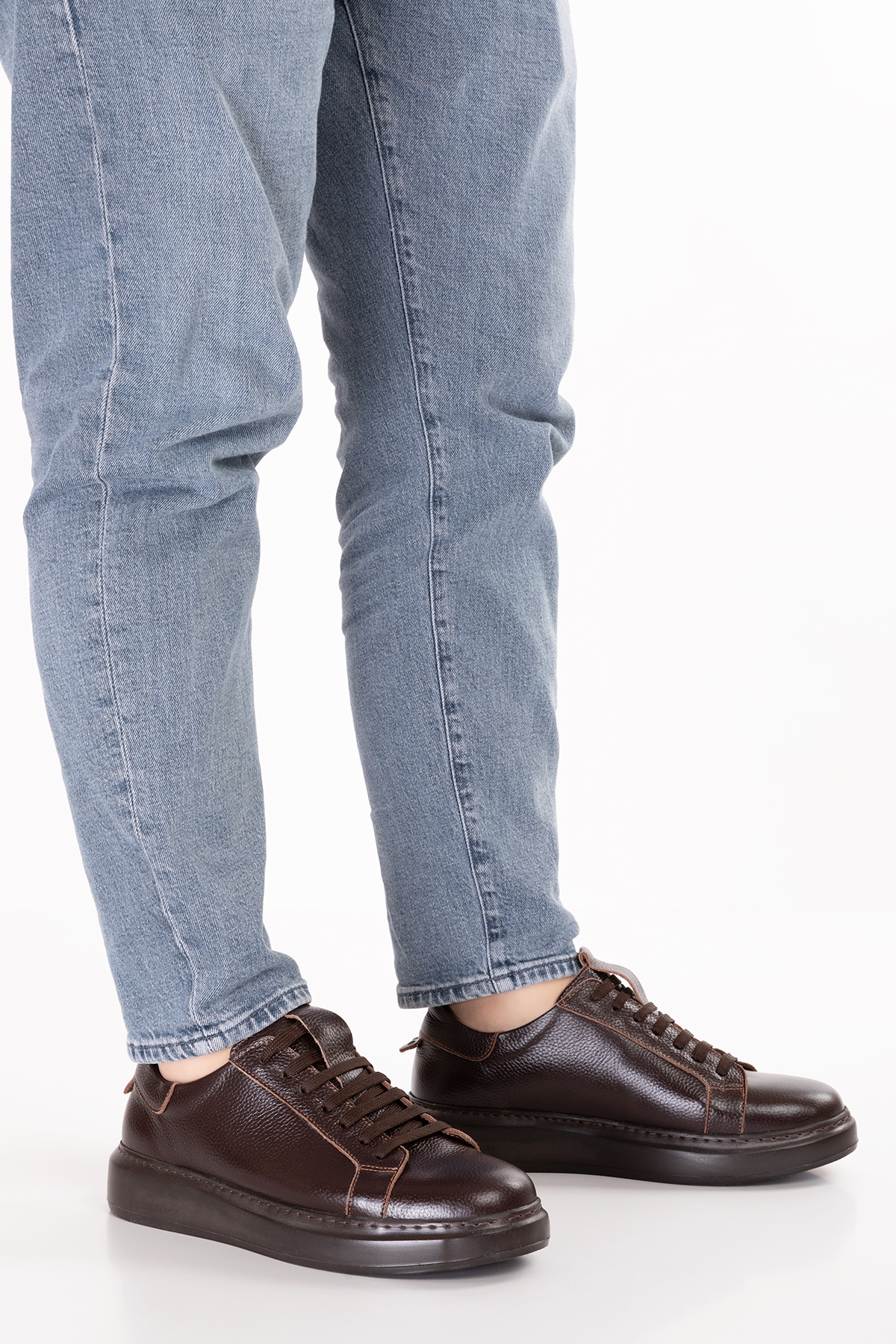 Gondol Kundura Siyah Gondol Kundura Gondol İçi Dışı Hakiki Deri Günlük Rahat Ayakkabı mals.352