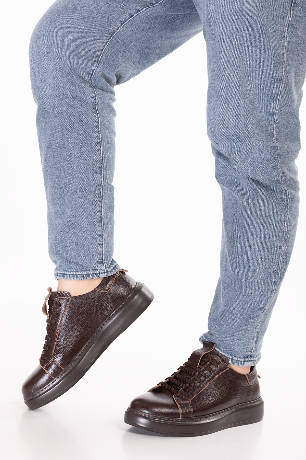 Gondol Kundura Siyah Gondol Kundura Gondol İçi Dışı Hakiki Deri Günlük Rahat Ayakkabı mals.352