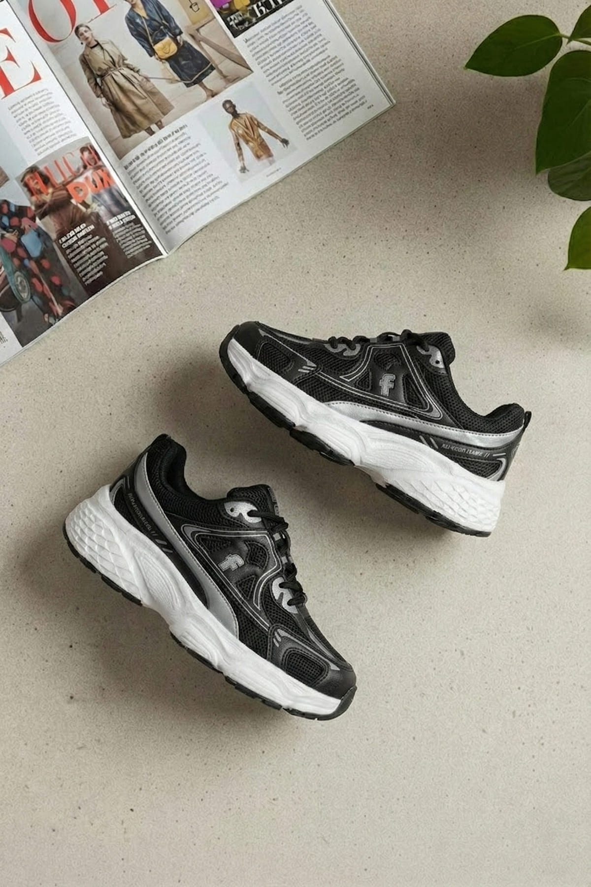 Ayakkabı Fuarı Beyaz Ayakkabı Fuarı Elit YSFLT329 Kadın Klasik Sneaker