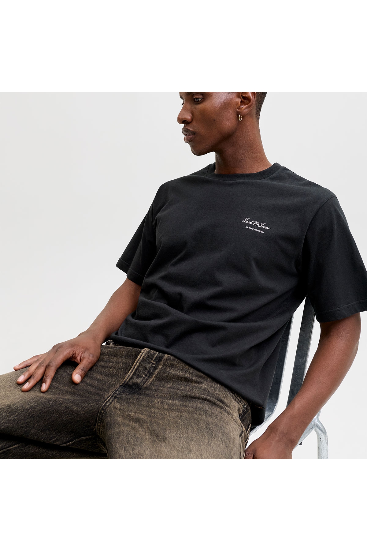 Jack&Jones Archive Graphic Erkek Siyah Tişört Fiyatları