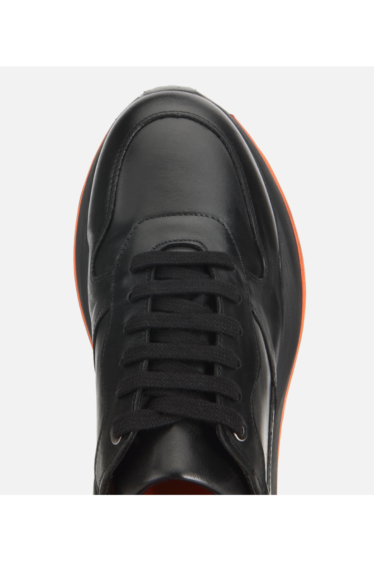 Hotiç Siyah Hotiç Deri Yüksek Erkek Tabanlı Spor Ayakkabı