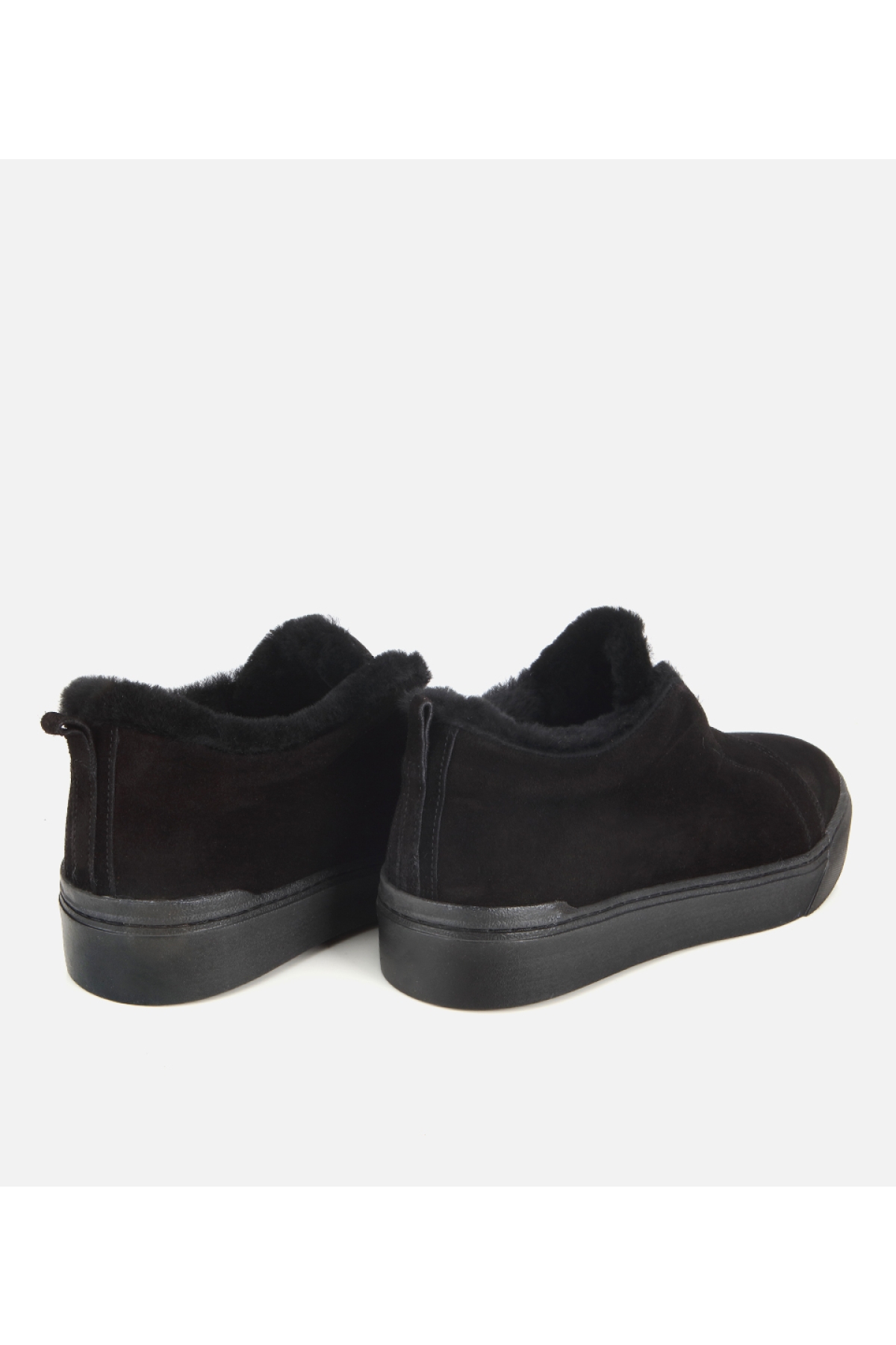 Hotiç Siyah Hotiç Süet Deri Erkek İçi Kürklü Günlük Ayakkabı
