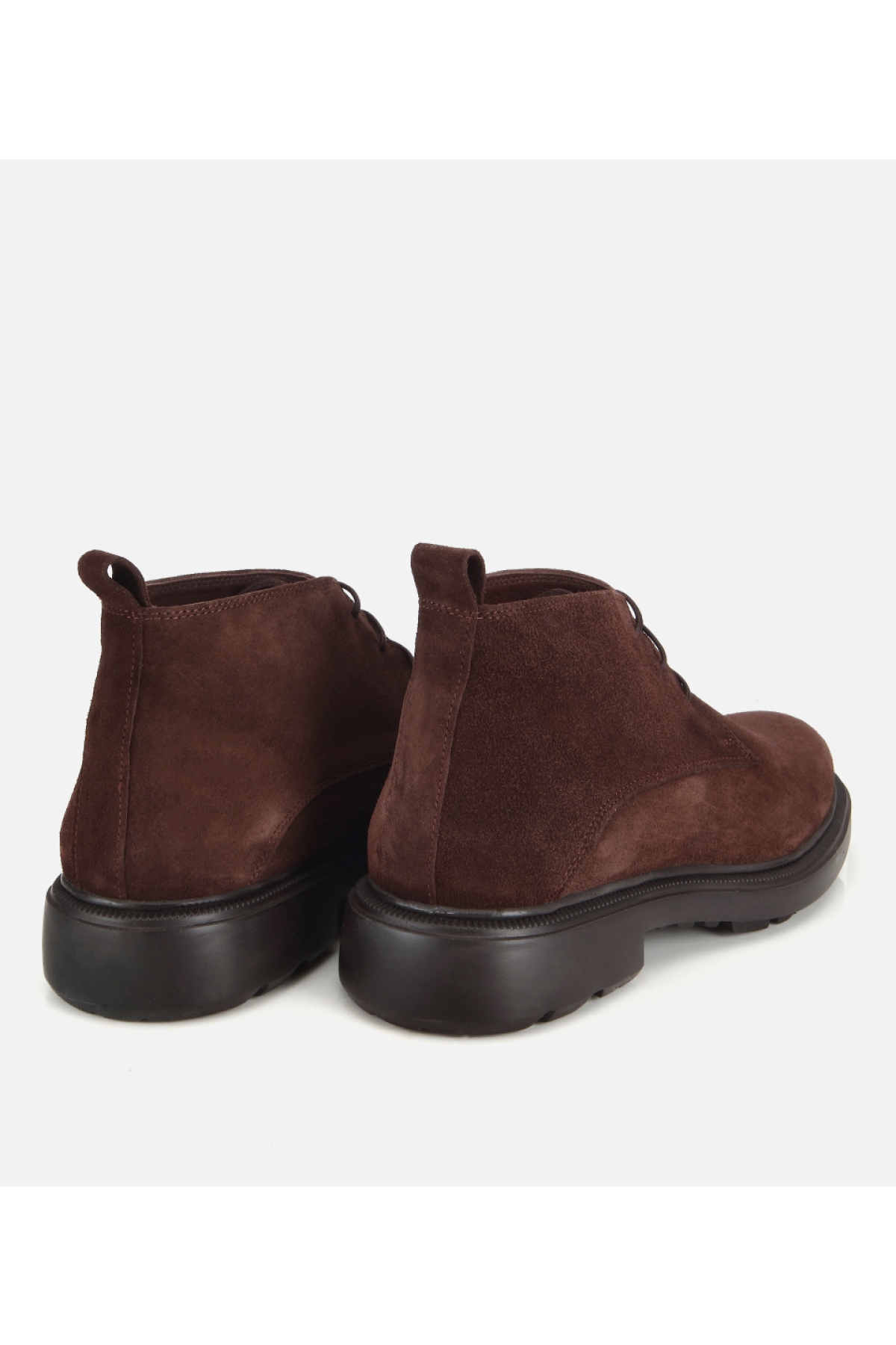 Hotiç Lacivert Hotiç Süet Deri Erkek Bağcık Detaylı Klasik Bot