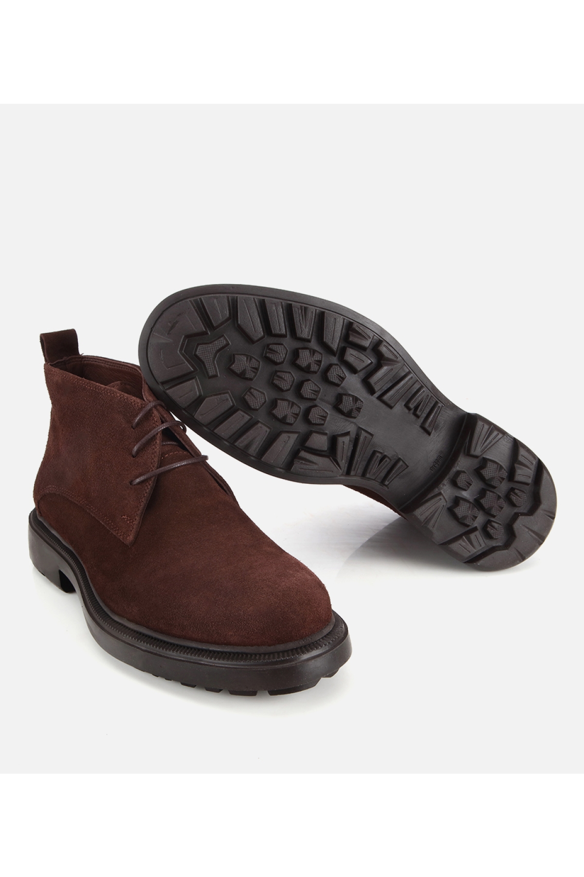 Hotiç Lacivert Hotiç Süet Deri Erkek Bağcık Detaylı Klasik Bot