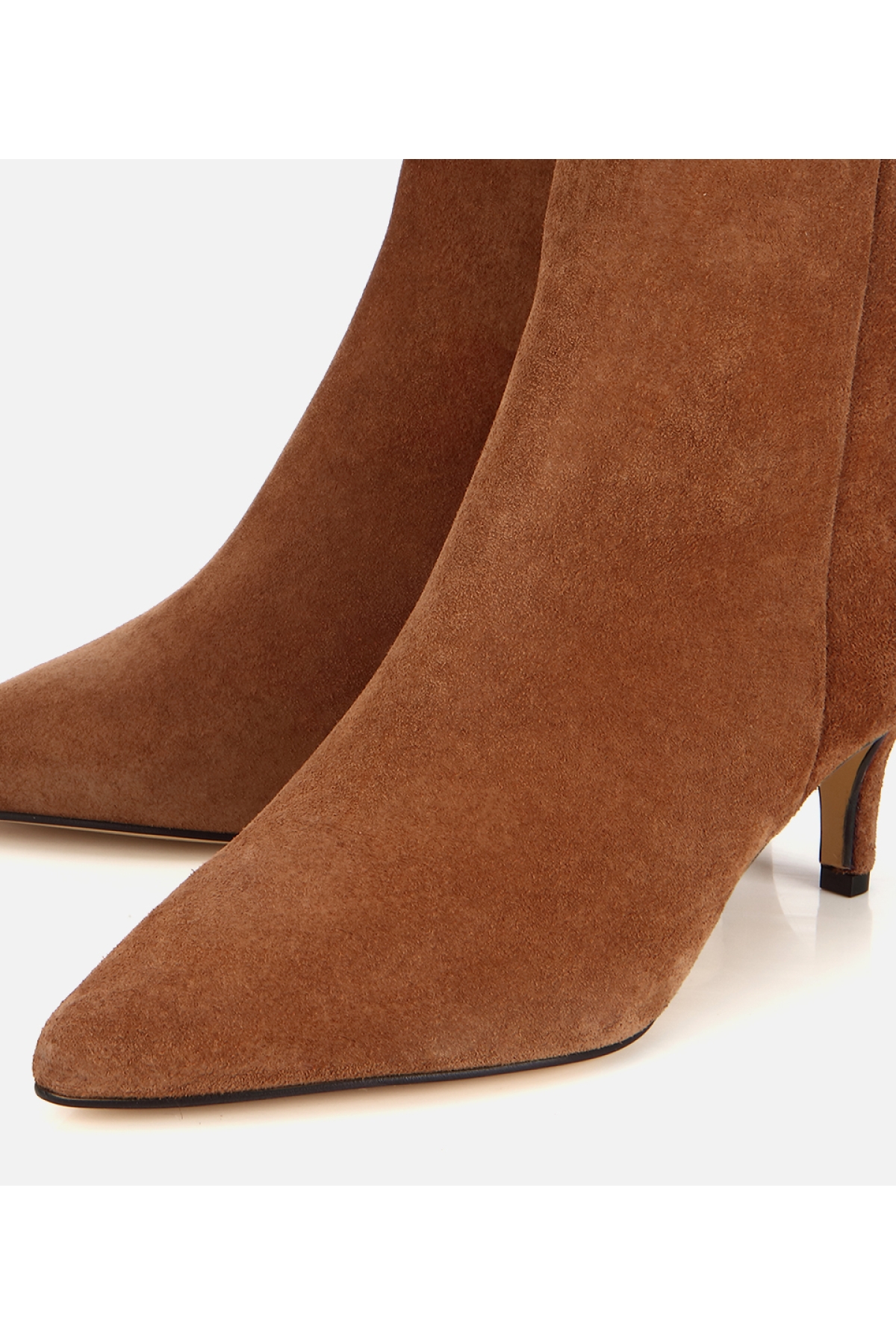 Hotiç Taba Hotiç Süet Deri Kadın Sivri Burunlu Bilekte Topuklu Bot