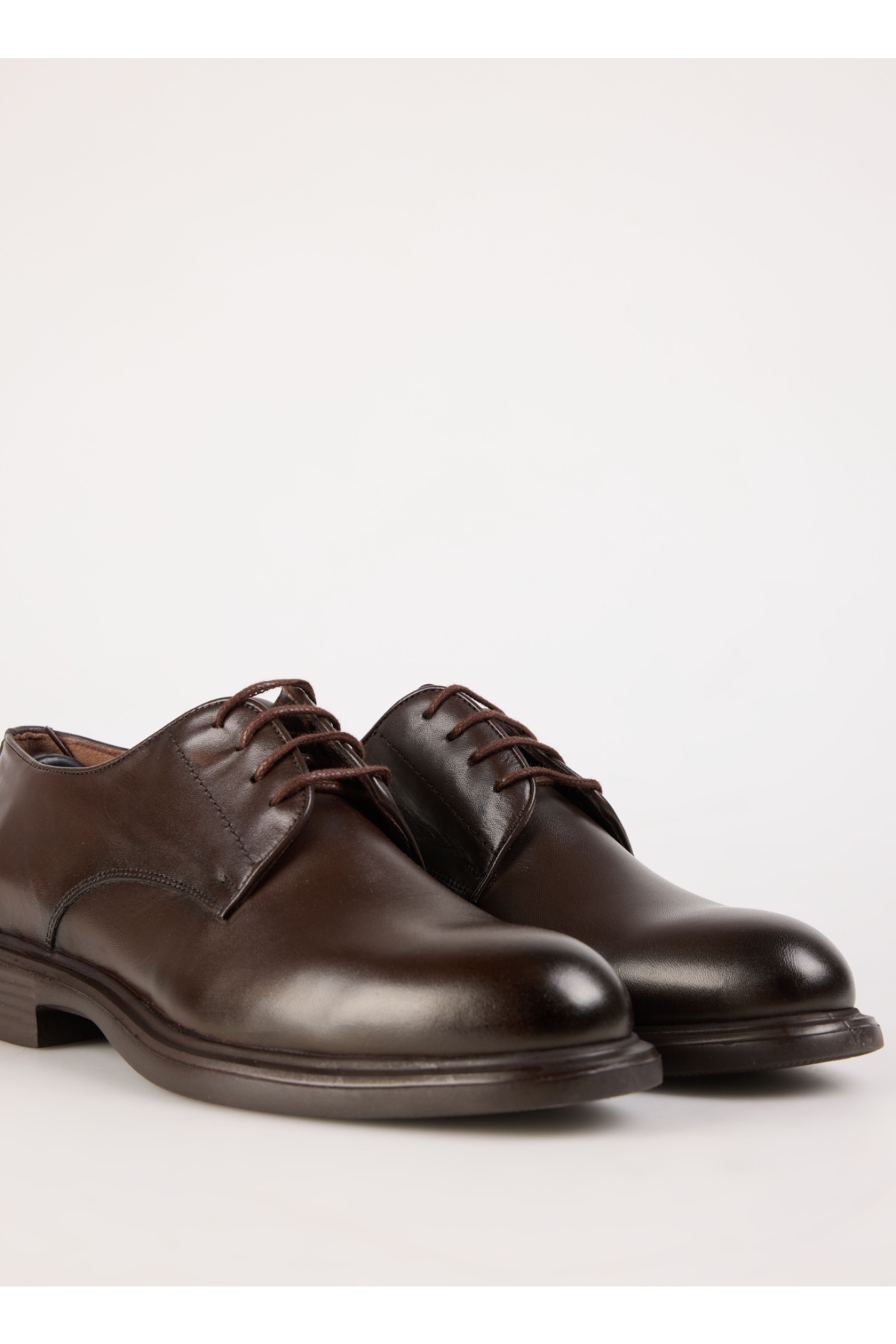 Fabrika Kahverengi Fabrika Deri Klasik Erkek Ayakkabı TERESINA