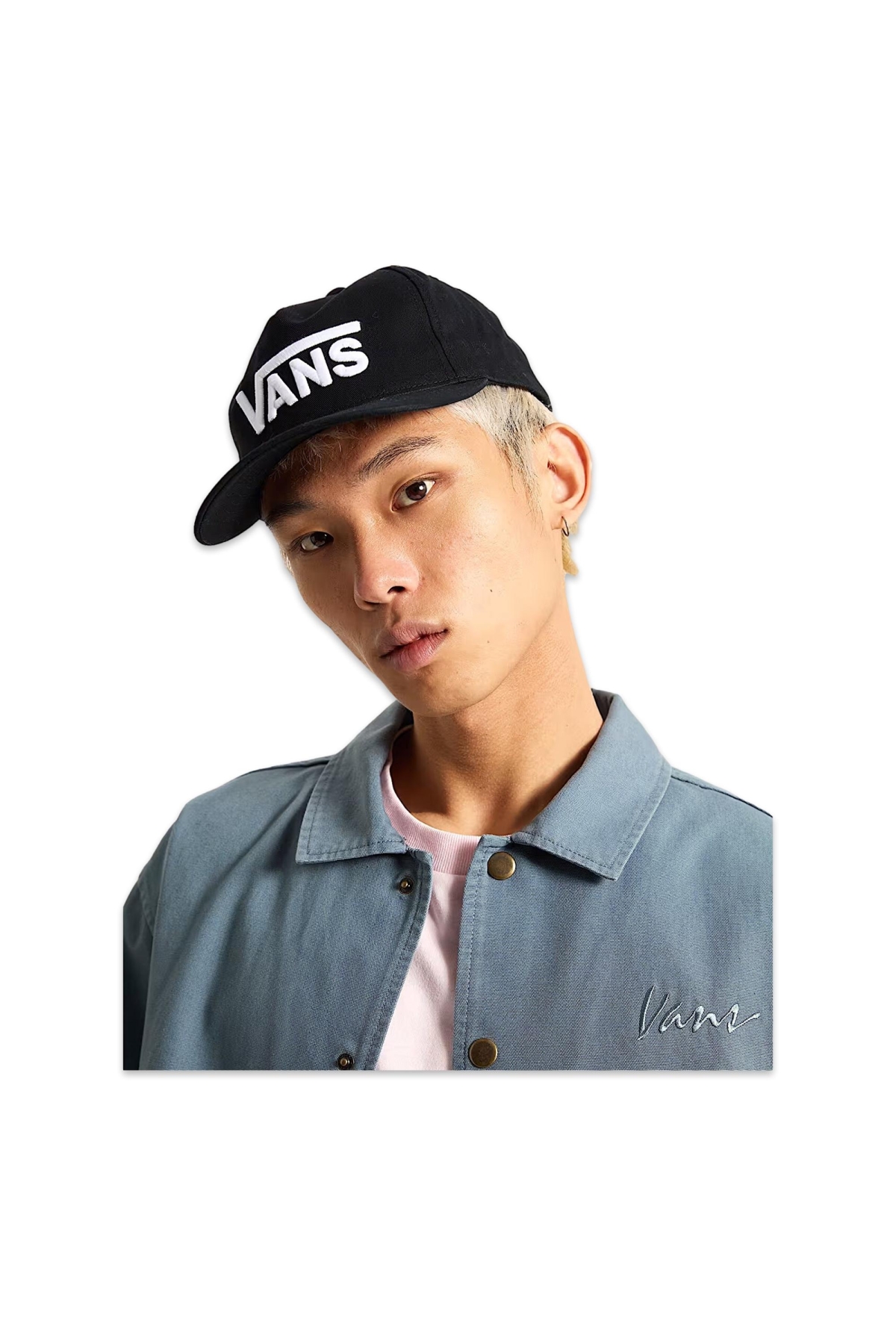 Vn000Qah Drop V Logo Snapback Cap Siyah Unisex Şapka Fiyatları