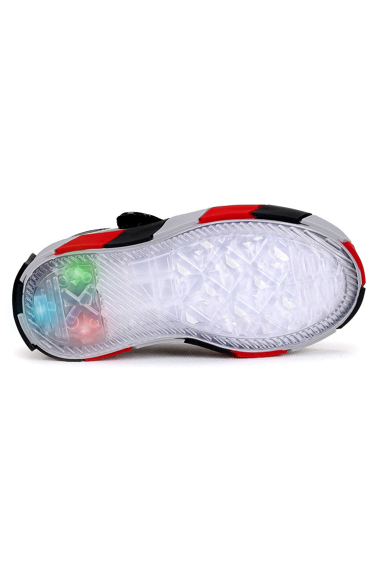 Kiko Kids Beyaz Kiko Kids Gilan Cirtli Işıklı Kız Bebek Babet Ayakkabı