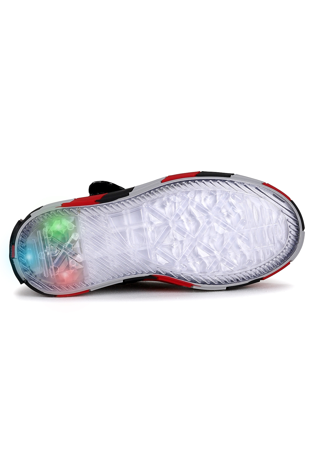 Kiko Kids Beyaz Kiko Kids Gilan Cirtli Işıklı Kız Çocuk Babet Ayakkabı