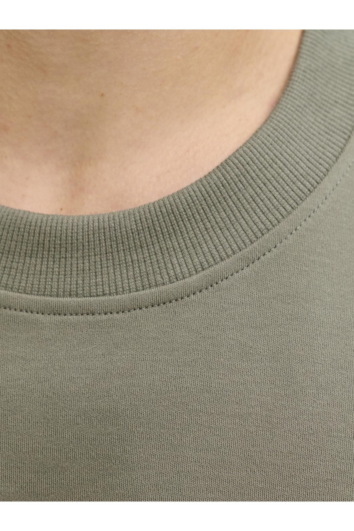 Jack Jones Jprblaowen Ss Brandıng Tee Sn Erkek Haki Tshirt