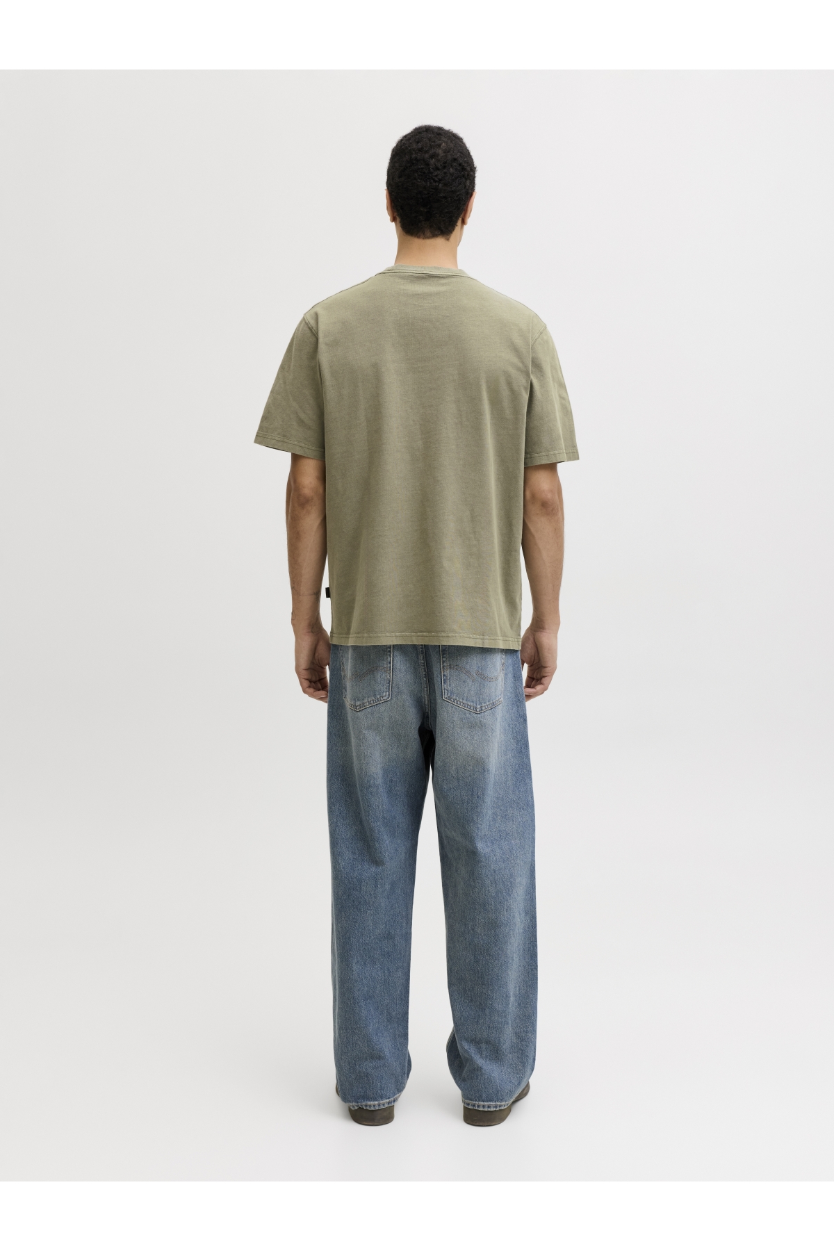 Jack Jones Jprbluaıden Ss Tee Erkek Haki Tshirt 12293014-03