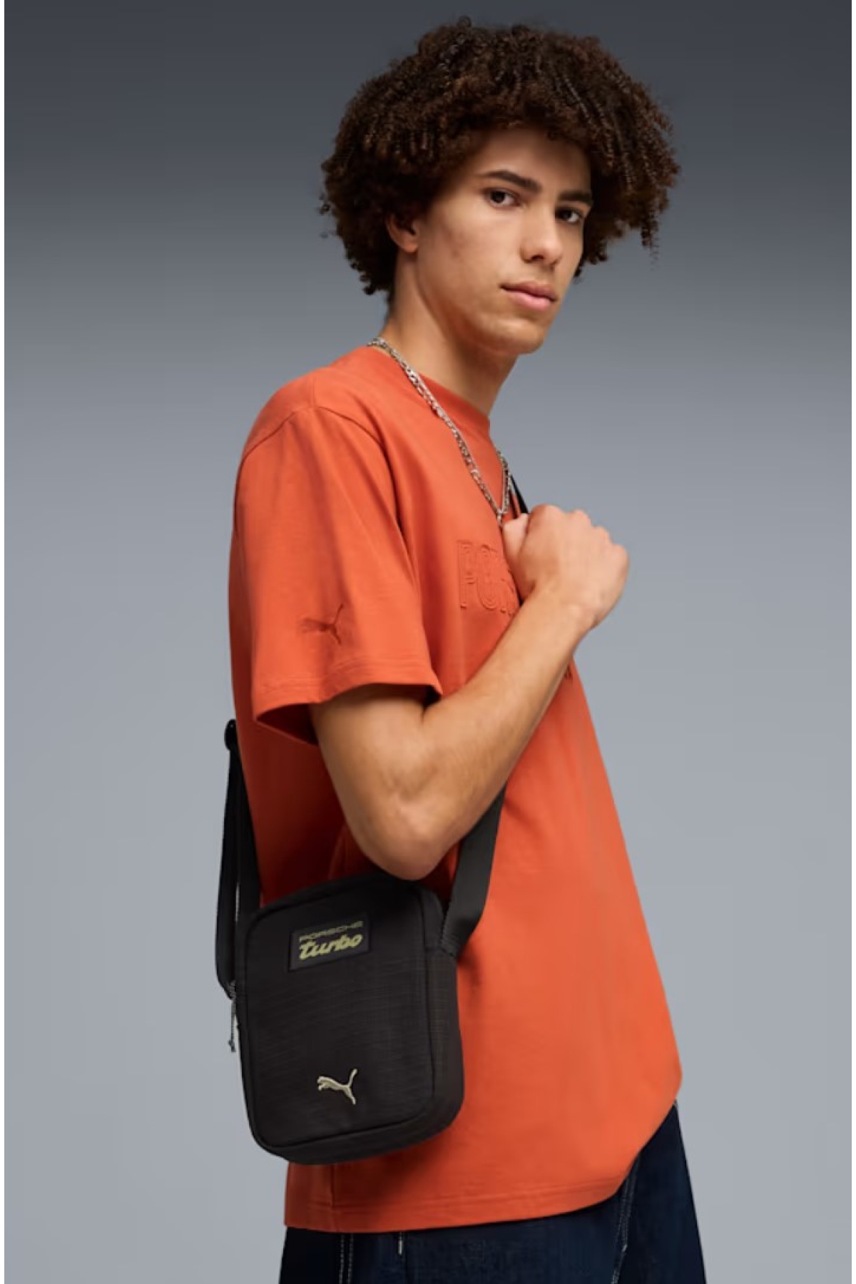 092251-01 Porsche Turbo Portable Unisex Çapraz Omuz Çantası